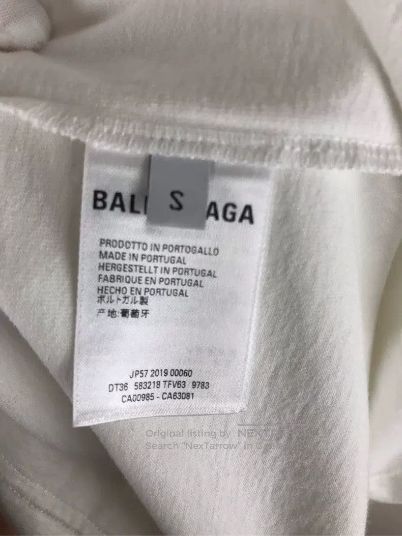Balenciaga Balenciaga Cursive Logo Short Sleeve T-Shirt - S Size US S / EU 44-46 / 1 - 4 Thumbnail