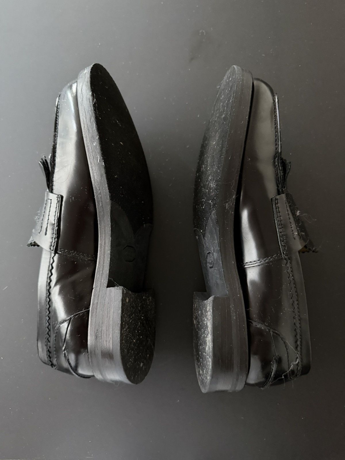 Our Legacy Our Legacy Black Fringed Loafer Size US 11 / EU 44 - 4 Thumbnail