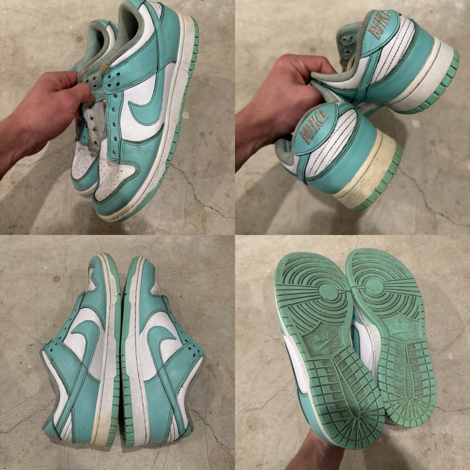 Nike Nike Dunk Low Women 9.5 Green Glow Sneakers Size US 10 / IT 40 - 8 Thumbnail