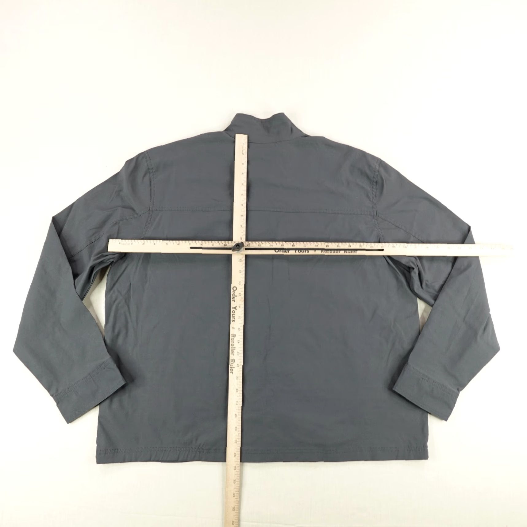 Orvis VINTAGE Orvis Jacket Mens 2XL Gray Windbreaker Bomber Utility Work Coat Full Zip Up Size US XXL / EU 58 / 5 - 6 Thumbnail