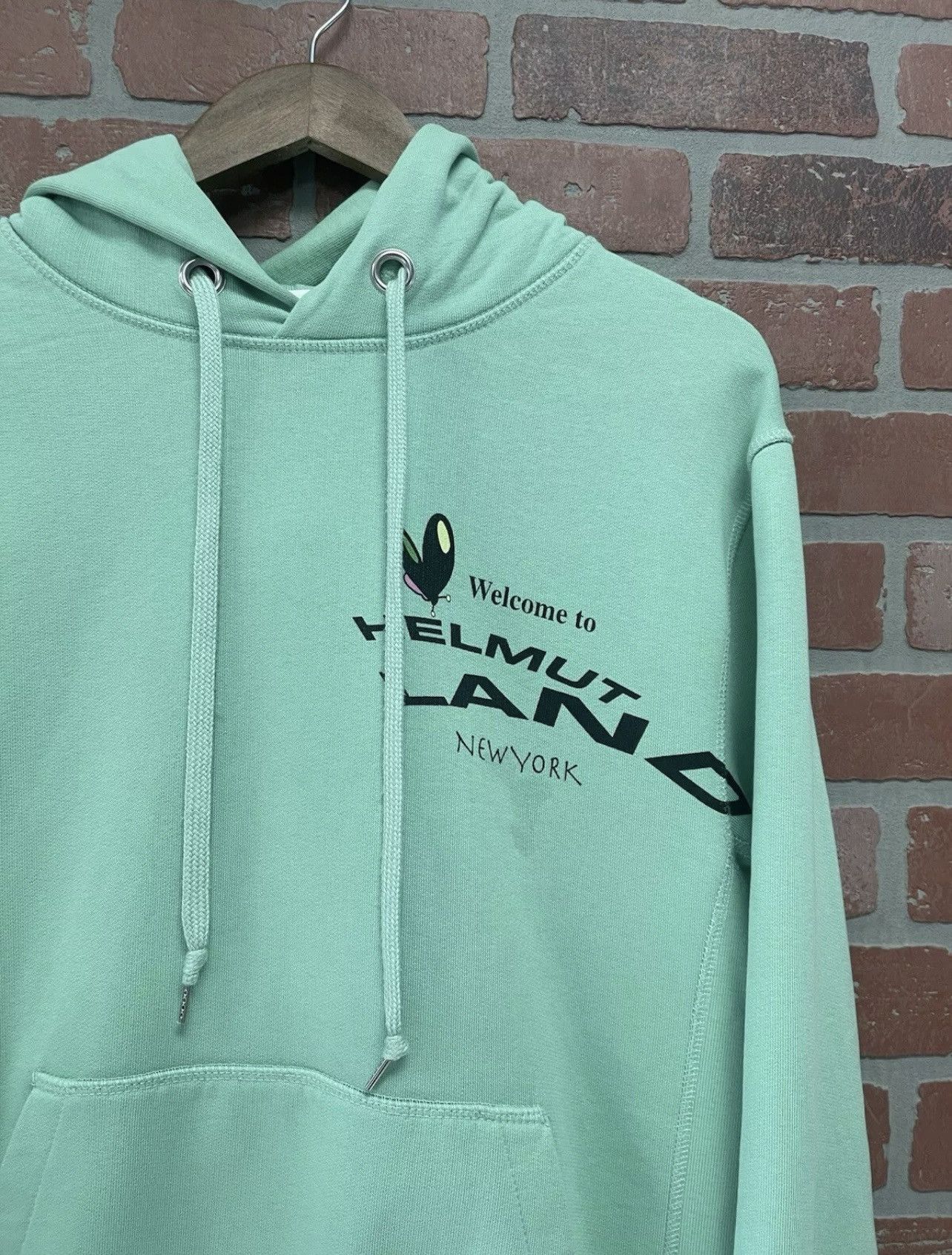 Helmut Lang Size S - Helmut Lang Green Hoodie Streetwear Designer Size US S / EU 44-46 / 1 - 4 Thumbnail