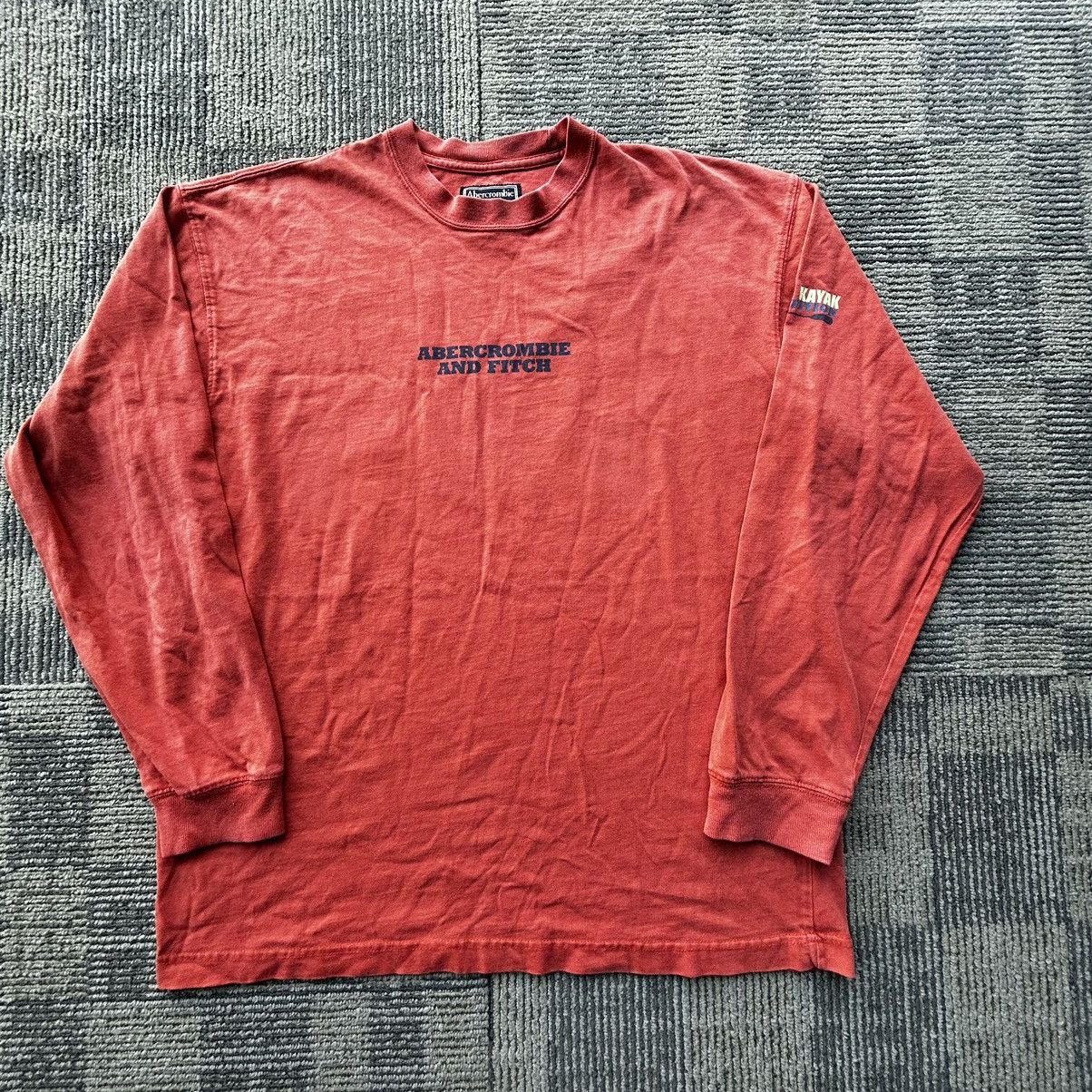 Abercrombie & Fitch VTG Abercrombie & Fitch Kayak Competition Longsleeve Shirt Size US M / EU 48-50 / 2 - 1 Thumbnail