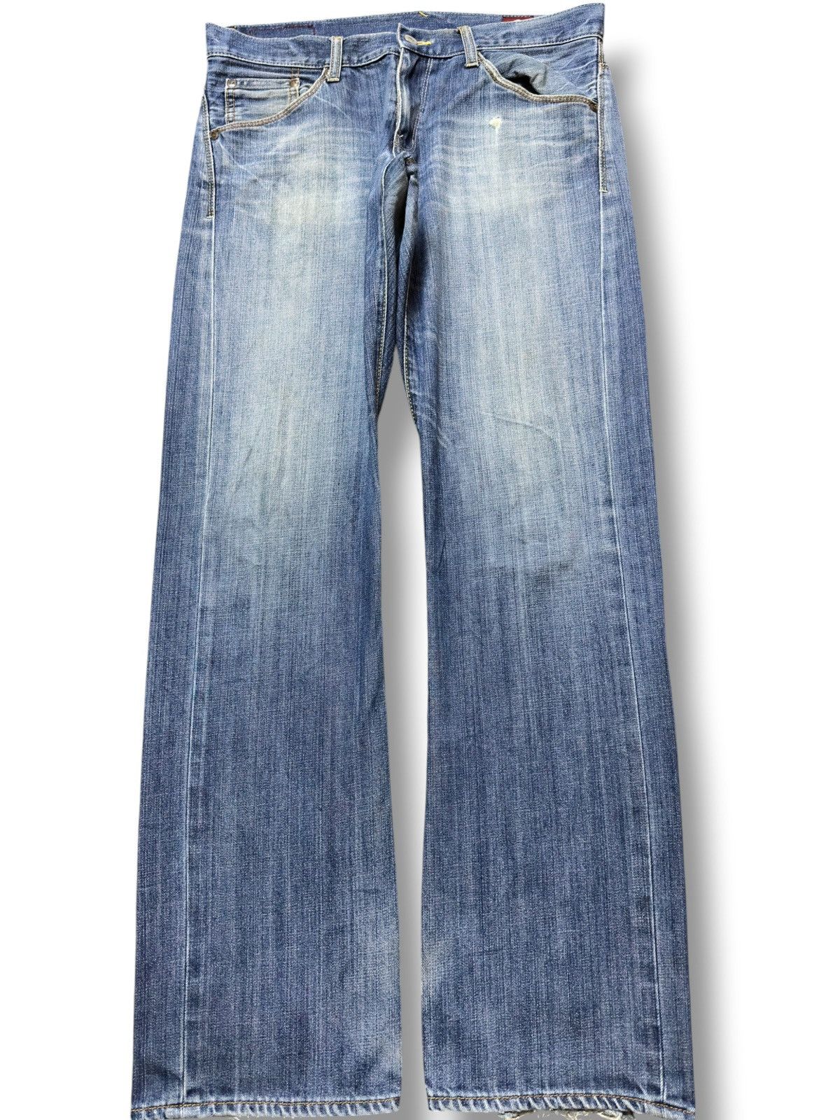 Wildfang Vintage Weldgin Curve Leg Faded Mudwash Denim Size US 33 - 1 Thumbnail