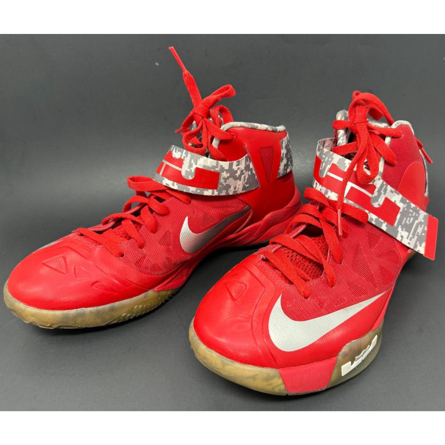Nike Lebron Zoom Soldier 6 VI Ohio State Mens 10 Sneakers