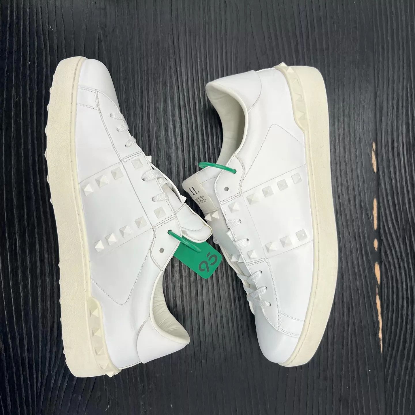 Valentino Valentino Open White Studded 43.5 Like New Size US 10 / EU 43 - 3 Thumbnail