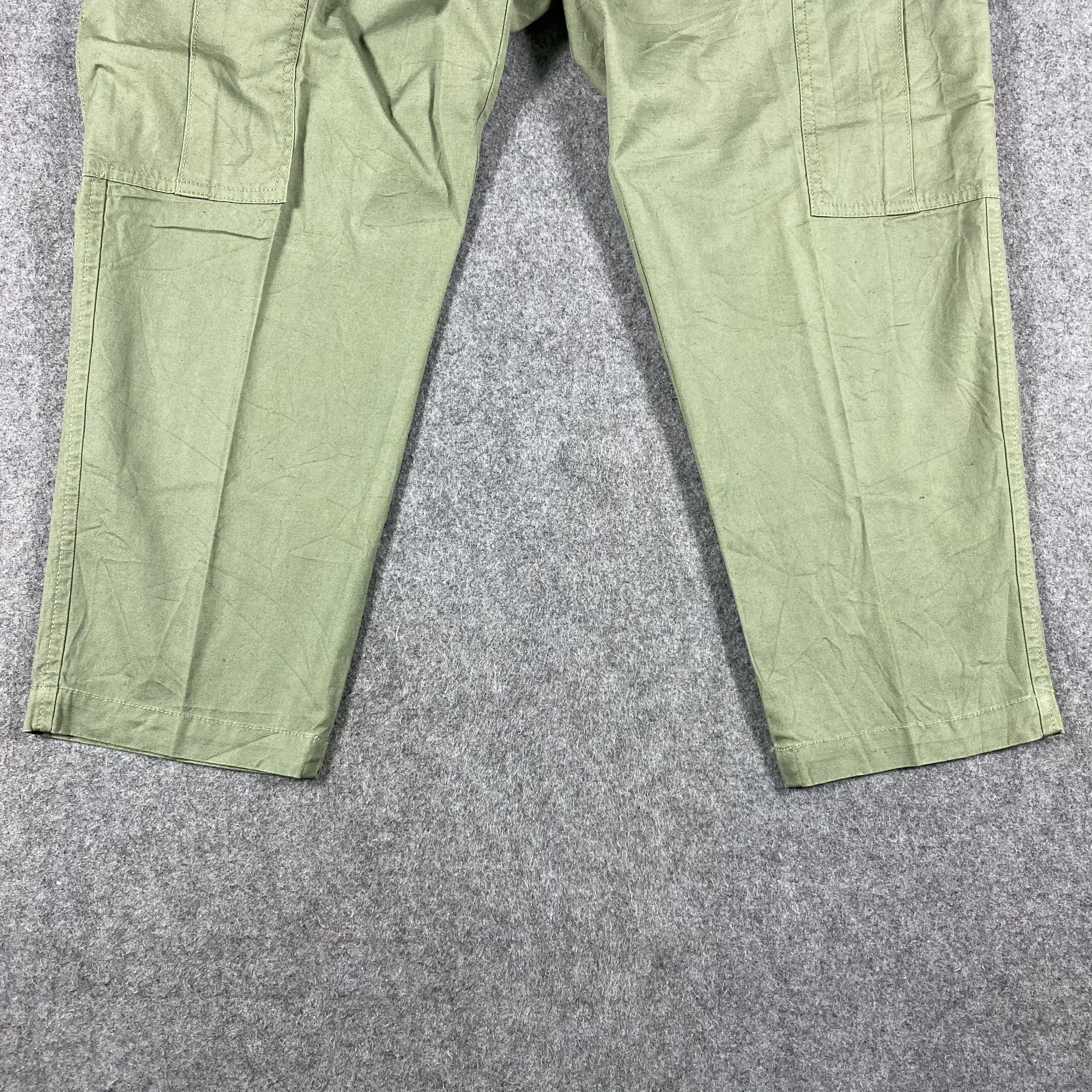 Japanese Brand Japanese Brand Back Number Multipocket Tactical Cargo Pants Size US 33 - 5 Thumbnail