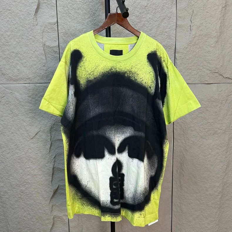 Givenchy Givenchy Green Graffiti Short Sleeve T-Shirt 2506-Nextarrow Size US XXS / EU 40 - 1 Thumbnail
