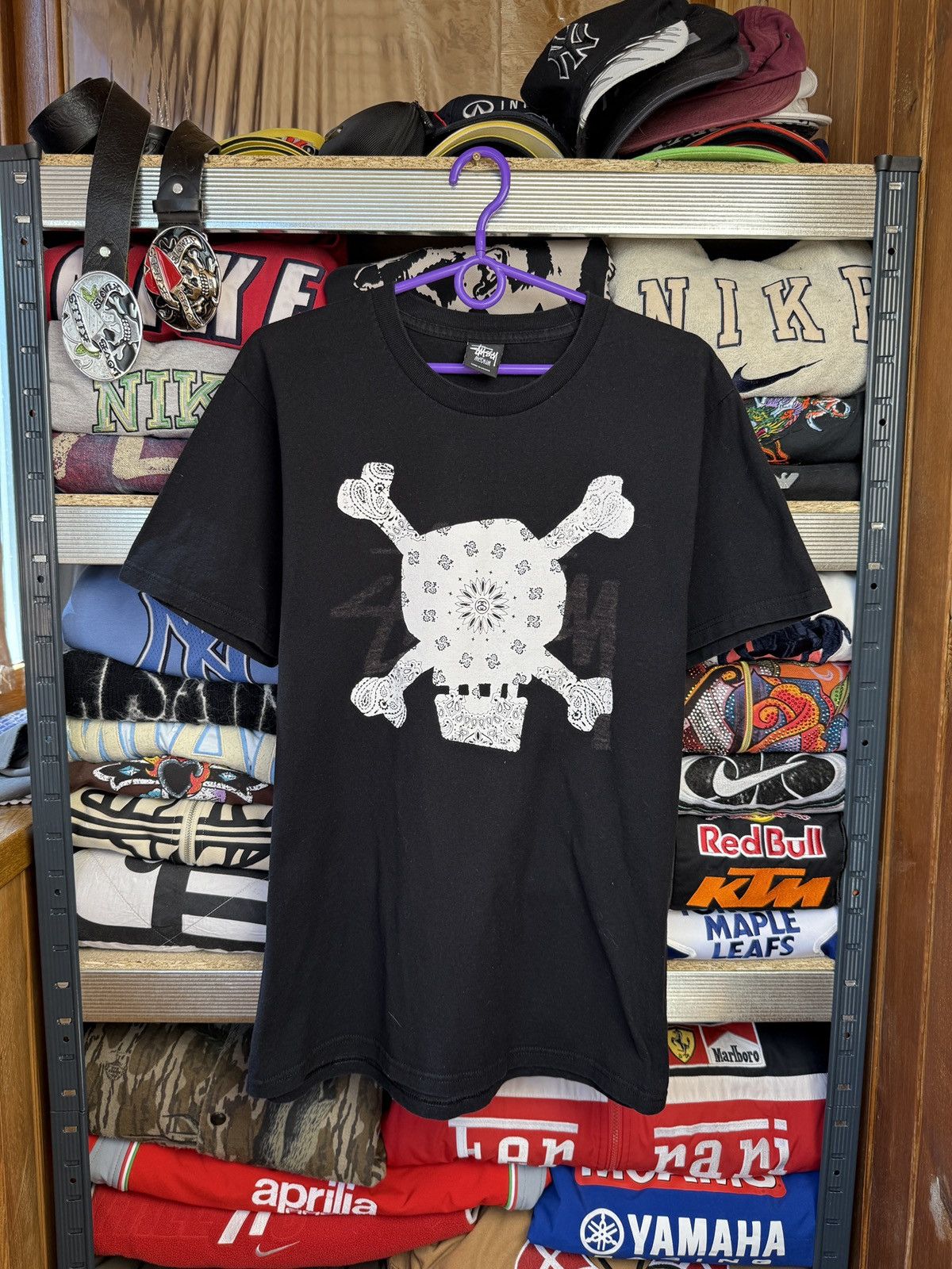 Stussy Black Stussy Skull Tee Size US M / EU 48-50 / 2 - 1 Thumbnail