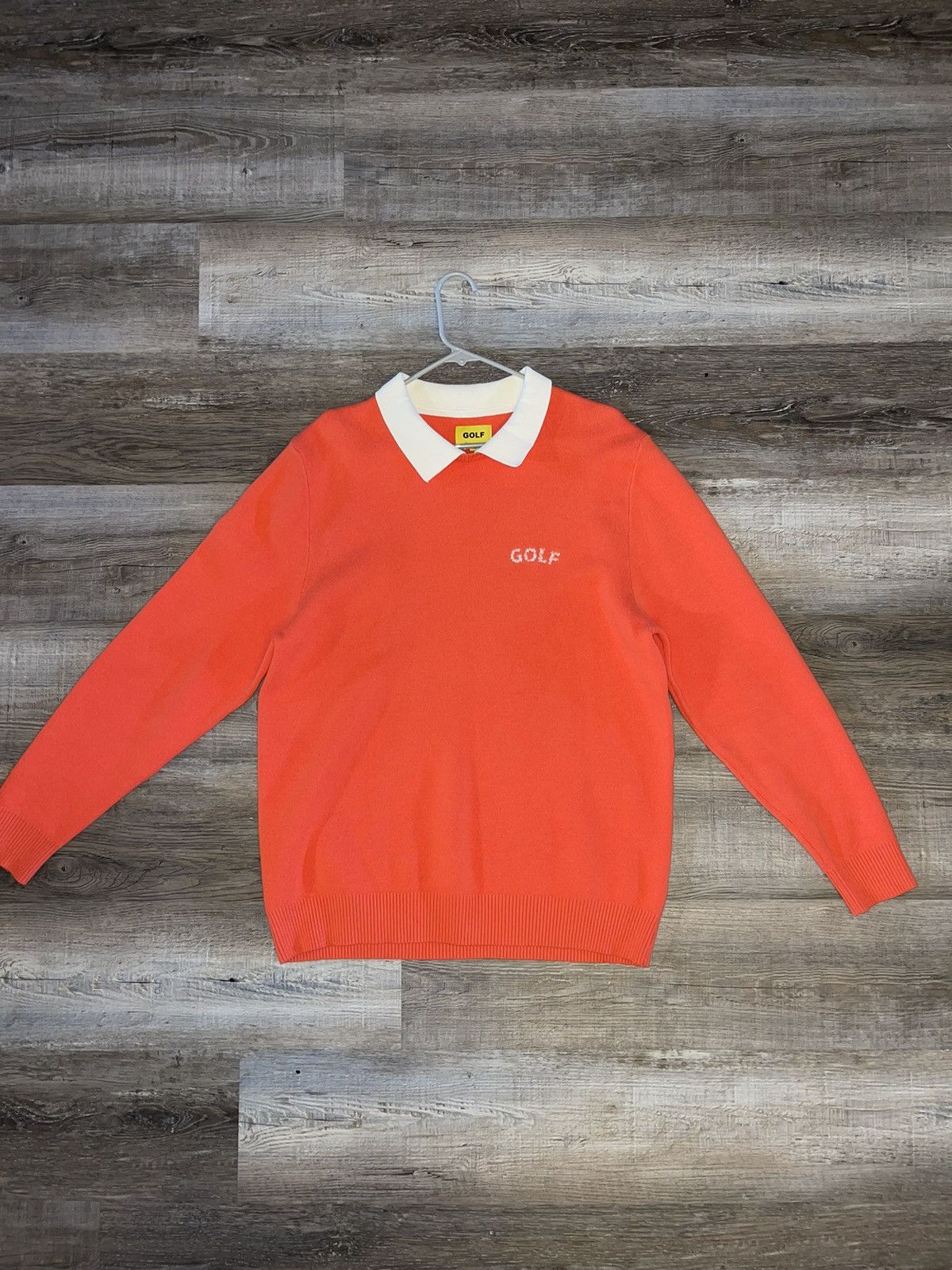 Golf Wang Golf Wang Orange Embroidered Sweater Size US XL / EU 56 / 4 - 3 Thumbnail