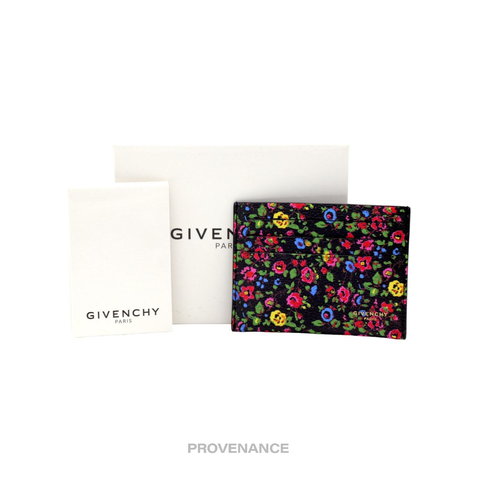 Givenchy 🔴 Givenchy 6CC Card Holder Wallet - Floral Size ONE SIZE - 1 Thumbnail