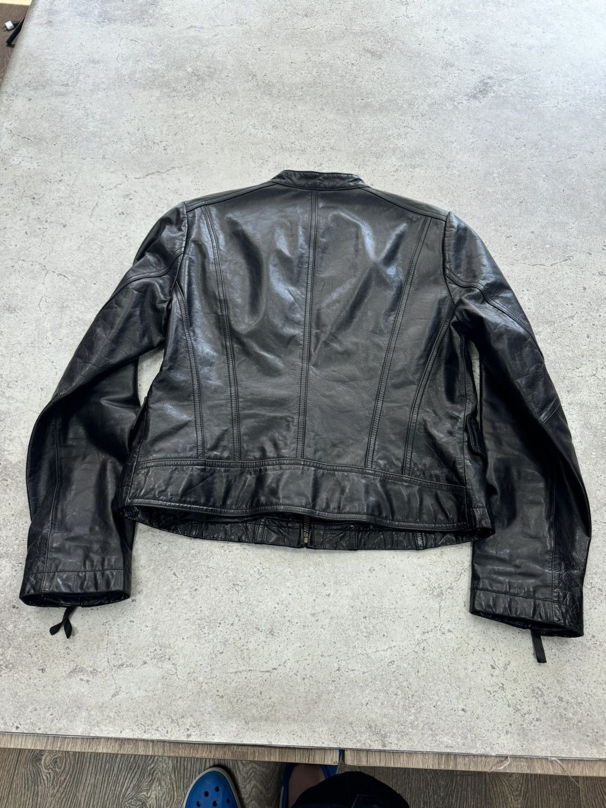 Gap × Vintage Vintage Gap Biker Leather Jacket Size:M Size US M / EU 48-50 / 2 - 2 Thumbnail