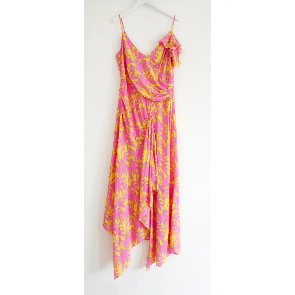 Diane von Furstenberg Diane Von Furstenberg Irene Palm Print Dress Size S / US 4 / IT 40 - 3 Thumbnail