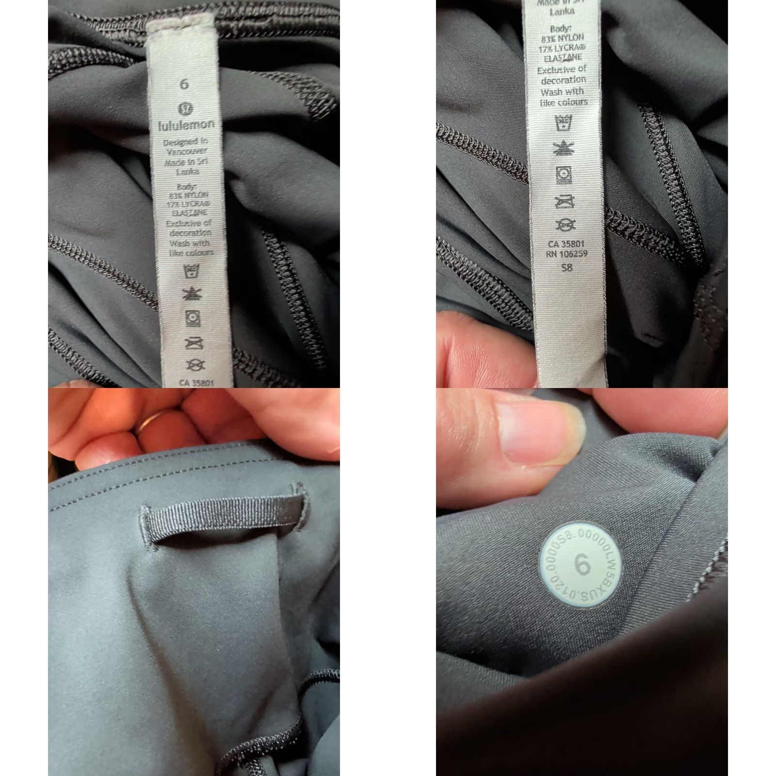 Lululemon Lululemon leggings gray size 6 womens pockets Size 28" / US 6 / IT 42 - 8 Thumbnail
