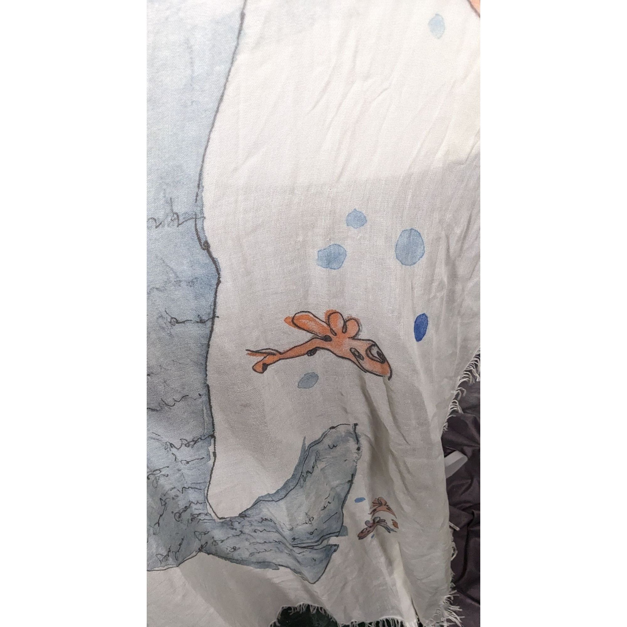 Other Whimsical Italian "The Sea Ends Where The Sky Begins" Art Sc Size ONE SIZE - 18 Thumbnail