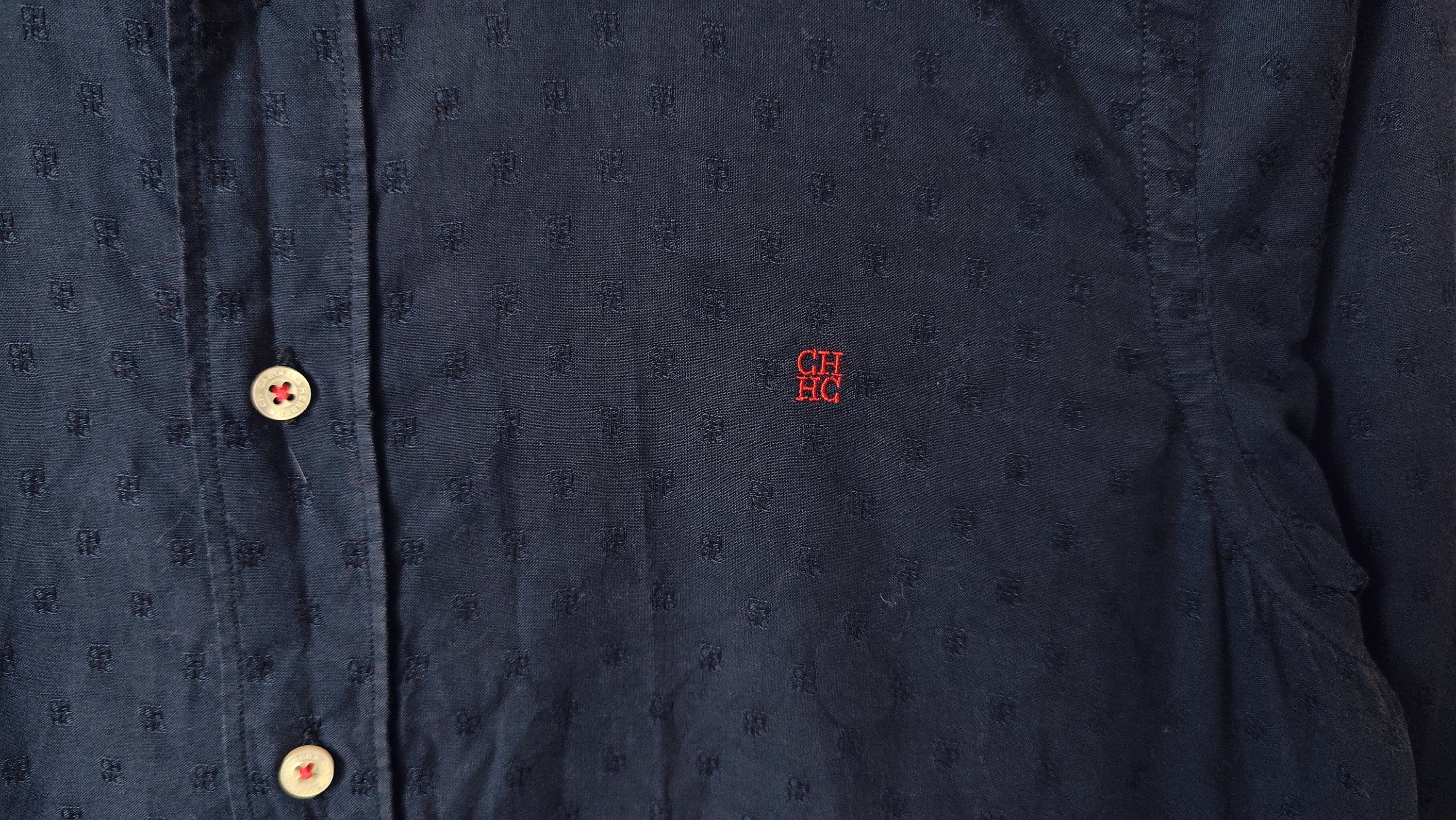 Carolina Herrera Carolina Herrera Full Monogram Navy Shirt Size US L / EU 52-54 / 3 - 4 Thumbnail