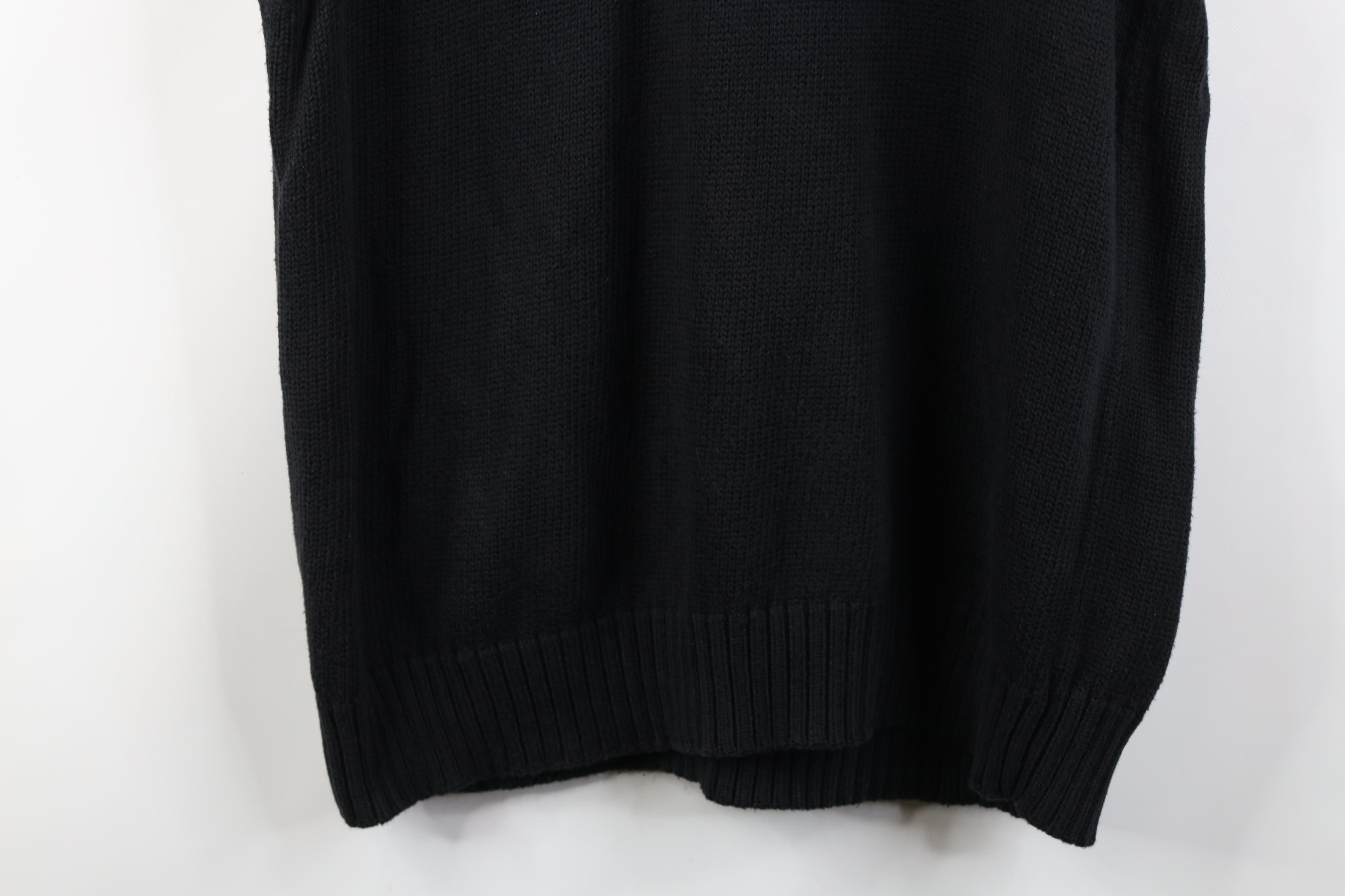 Polo Ralph Lauren Vintage 90s Ralph Lauren Knit V-Neck Sweater Vest Black Size US XL / EU 56 / 4 - 10 Thumbnail
