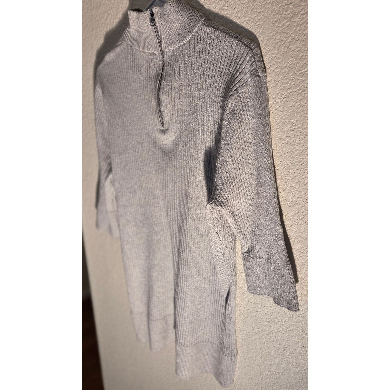 DKNY DKNY Grey Ribbed sweater vintage - XL - NEW with tags Size XL / US 12-14 / IT 48-50 - 4 Thumbnail