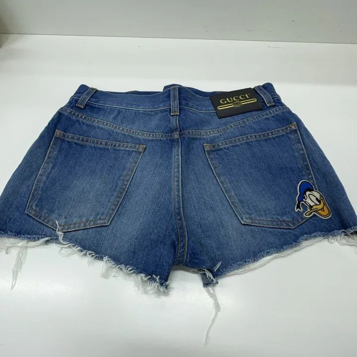 Gucci Gucci x Donald Duck Blue Denim Shorts-2507 Size 25" / US 0 / IT 36 - 5 Thumbnail