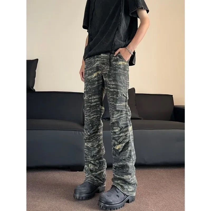 Japanese Brand × Vintage Cargo Pants Loose-fit Straight-leg Jeans American Style Size US 28 / EU 44 - 1 Thumbnail