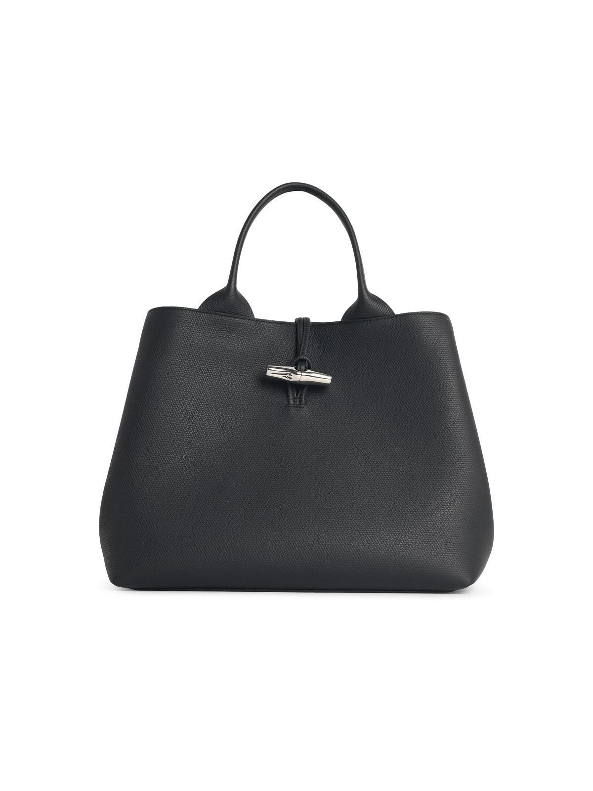 Longchamp LONGCHAMP Bag With Black Leather 'L Le Roseau' Handle Size ONE SIZE - 1 Thumbnail
