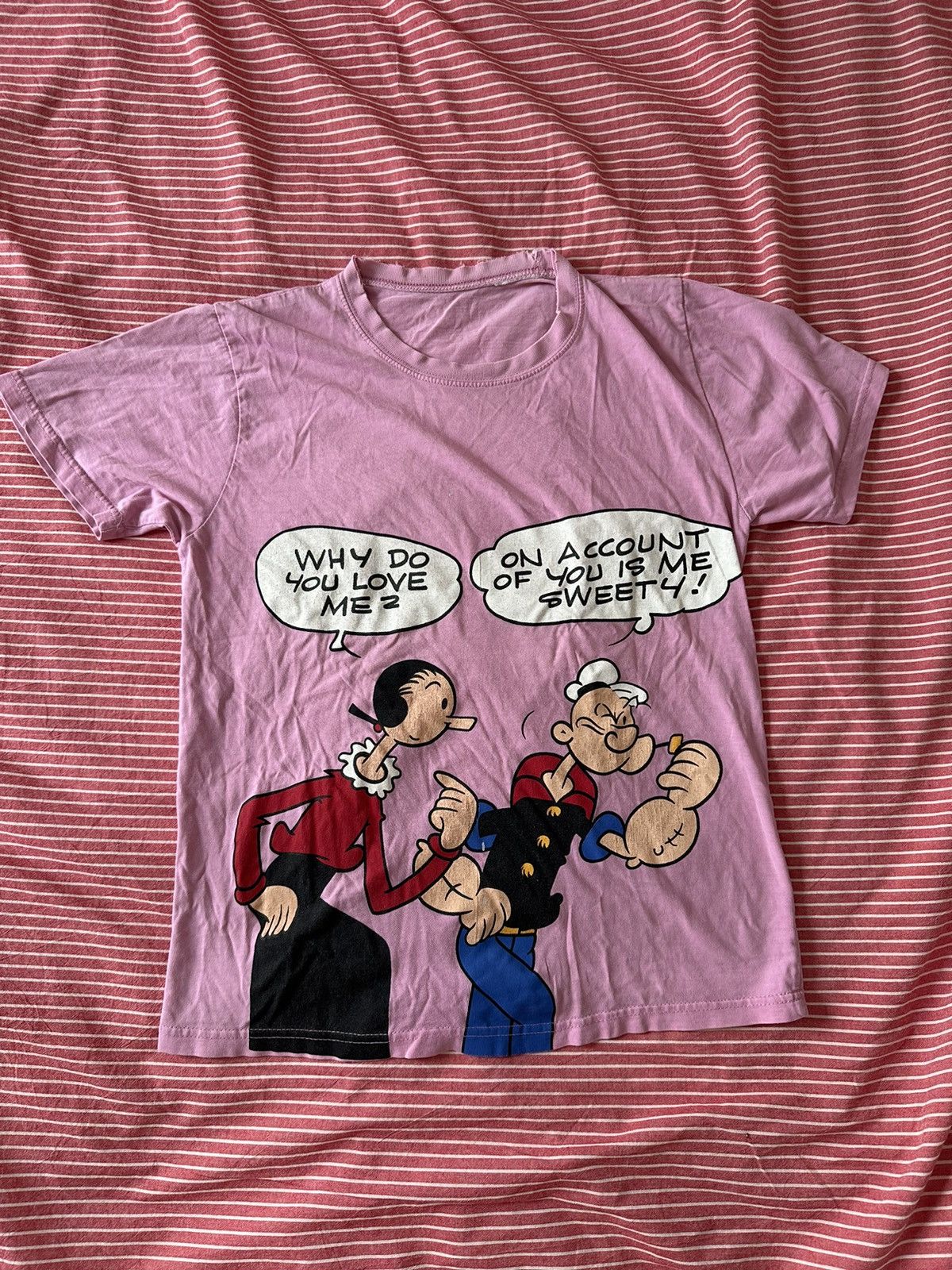 Vintage Vintage Popeye The Sailor Man Tshirt Size US S / EU 44-46 / 1 - 1 Thumbnail