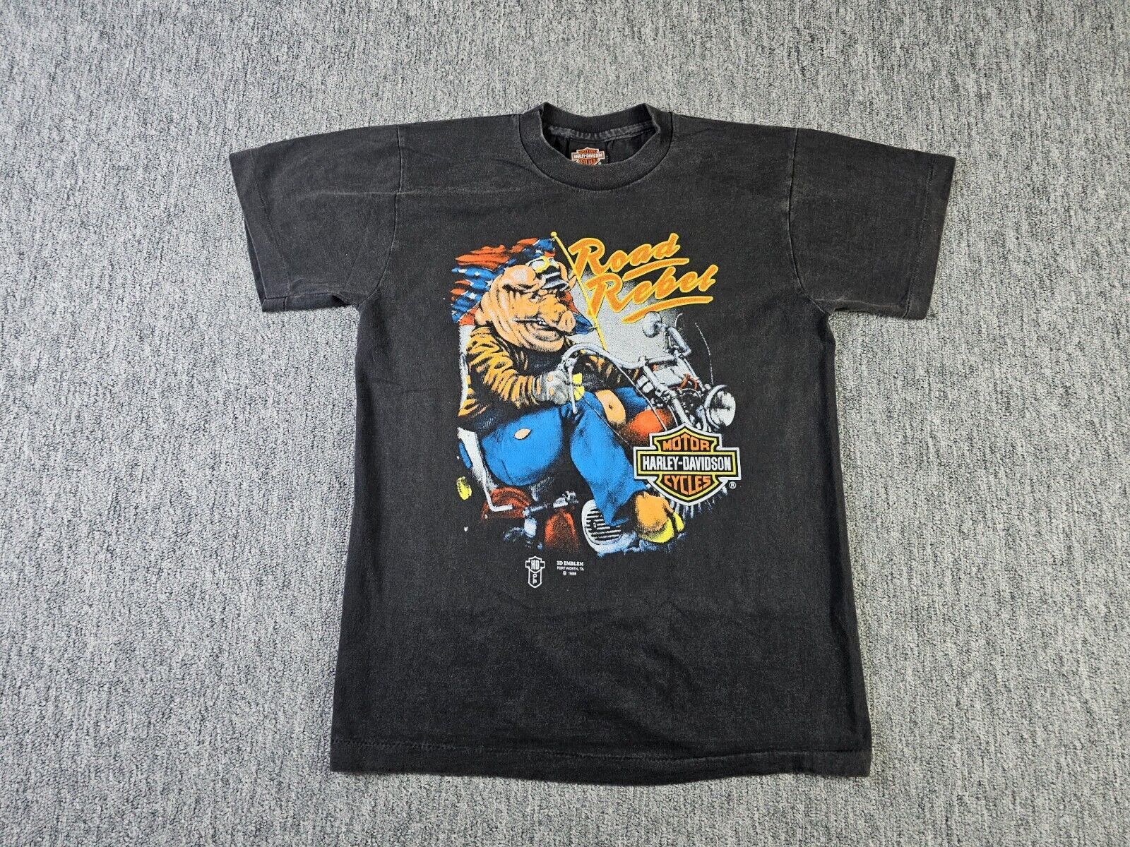 Harley Davidson Vintage 90s Harley Davidson 3D-Style Eagle T