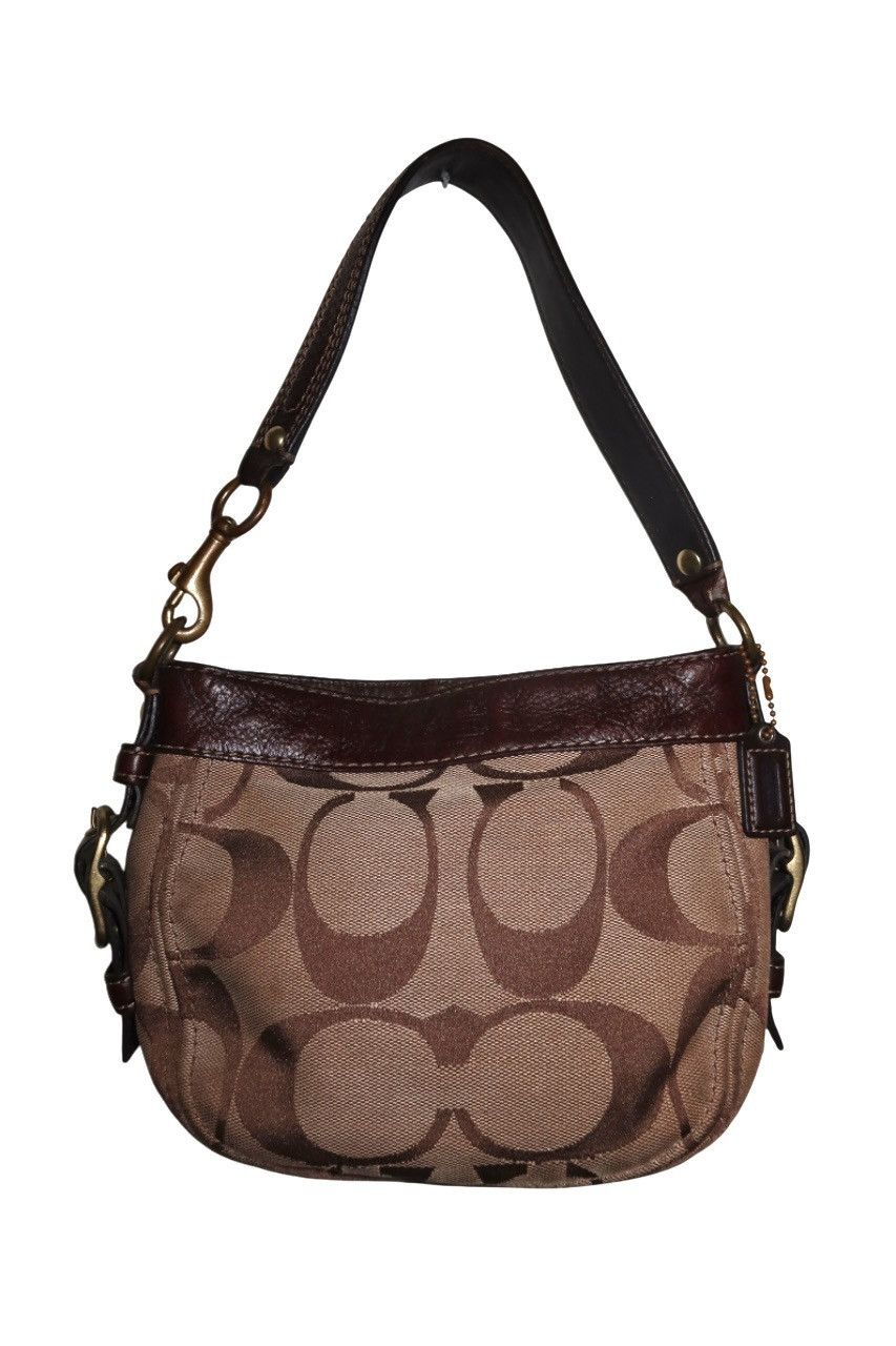 Coach × Vintage Coach Small Zoe Signature Zip Top handbag Size ONE SIZE - 1 Thumbnail