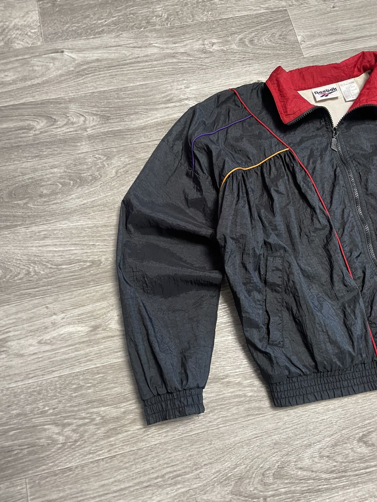 Reebok Vintage Reebok Nylon Track Jacket Oversized Fit 90s Size US M / EU 48-50 / 2 - 6 Thumbnail