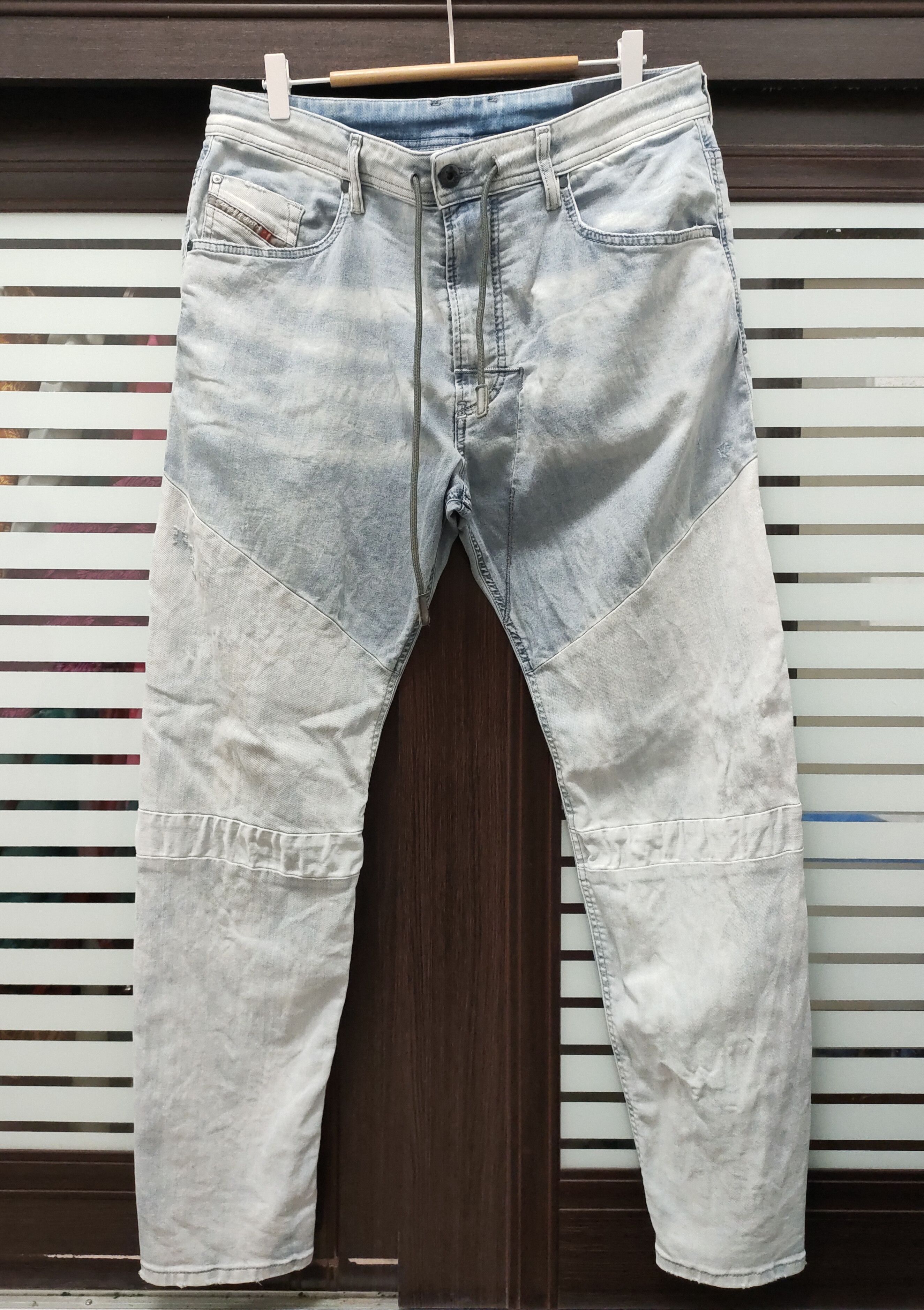 Diesel 💥Diesel Industry Denim + Sweatpants💥 Size US 35 - 2 Thumbnail