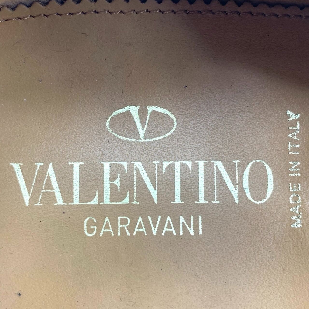 Valentino Valentino Black Leather Spike & Brogue Lace-Up Shoes, Size 4 Size US 7 / EU 40 - 3 Thumbnail