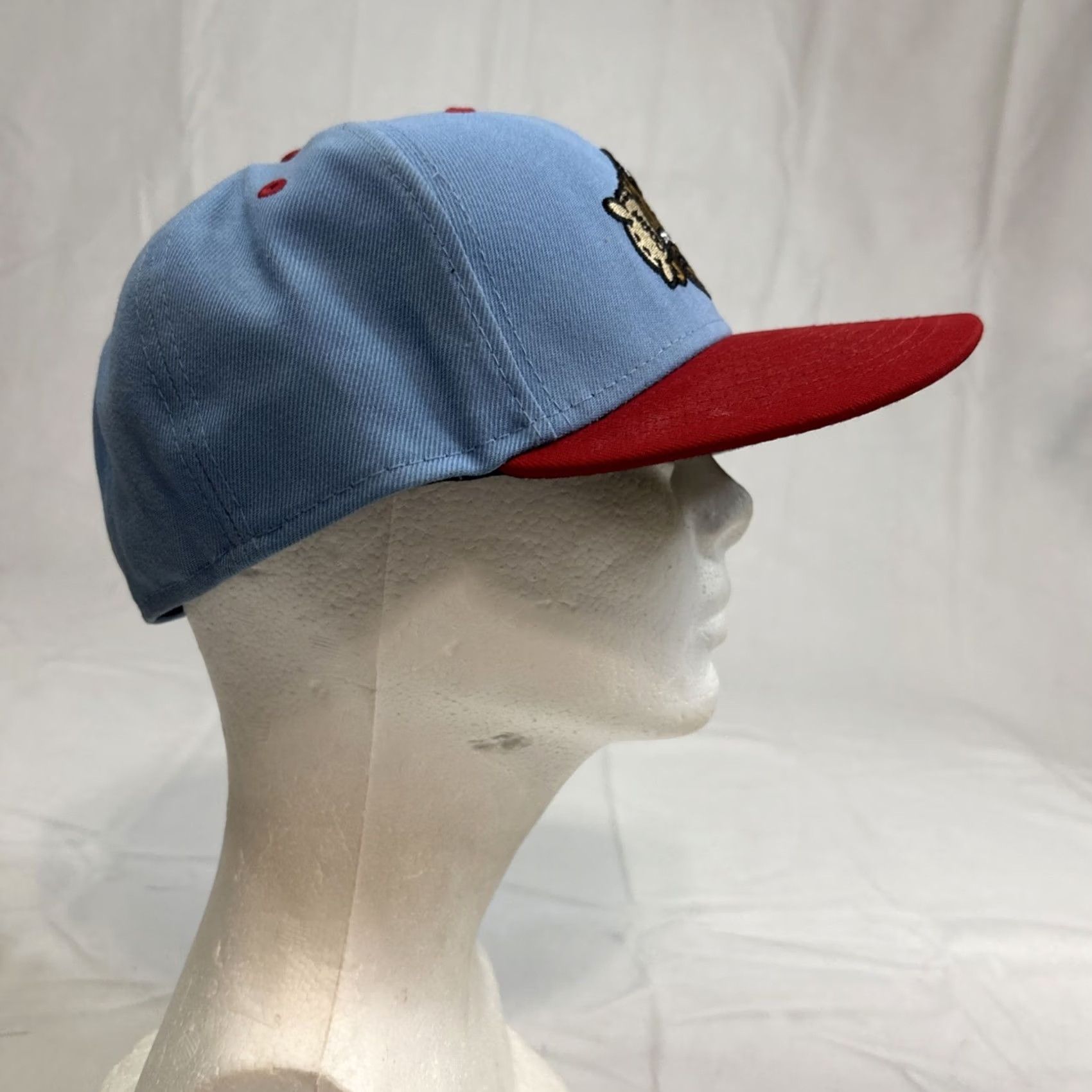 New Era New Era MILB Theme Night 5950 59Fifty Louisville Bats Mashers Fitted Cap 7 1/8 Mens Blue Size ONE SIZE - 4 Thumbnail