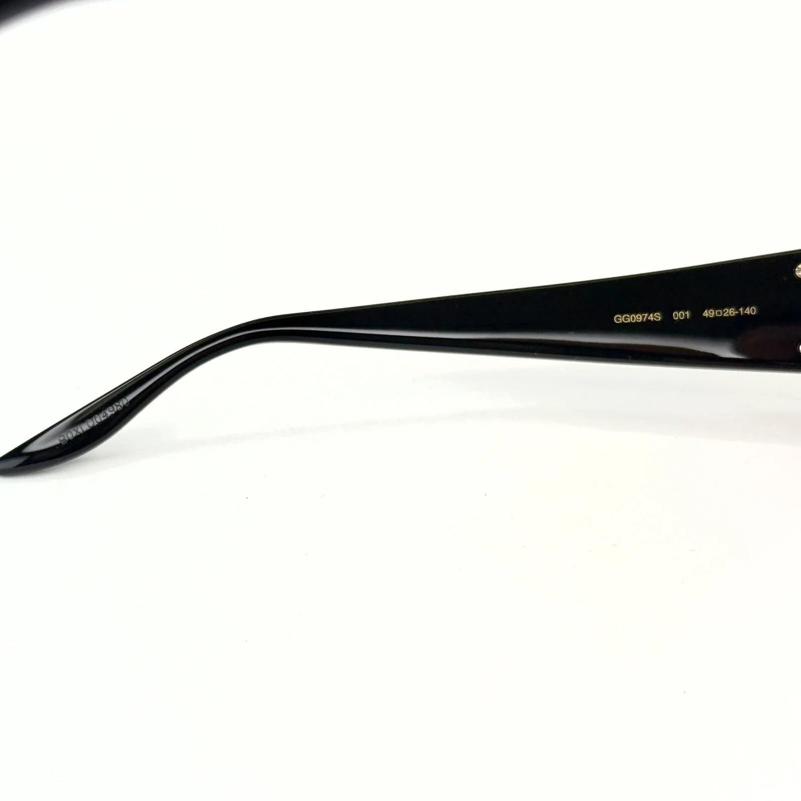 Gucci GUCCI Gg0974S Hollywood Forever 0974 Black 001 Sunglasses Size ONE SIZE - 4 Thumbnail