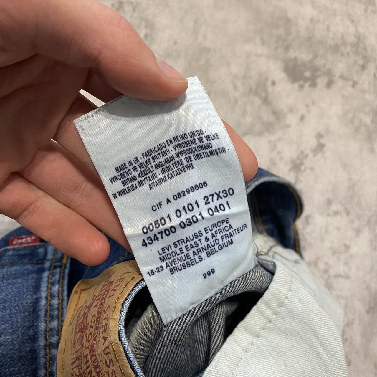 Levi's Levi's 501 blue jeans Denim Rap hip hop Vintag Size US S / EU 44-46 / 1 - 6 Thumbnail