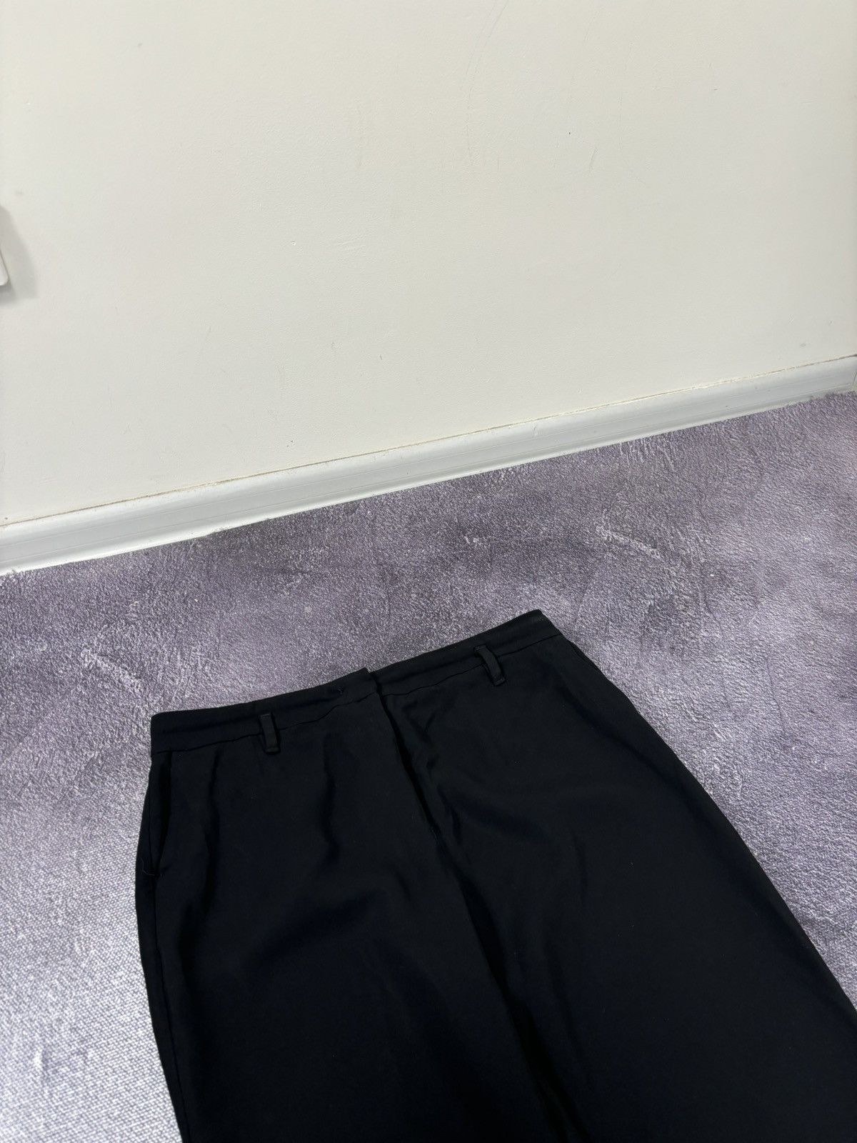 Max Mara Max Mara Studio Jacket & Flared Sable-Fabric Pants Suit Size M / US 6-8 / IT 42-44 - 14 Thumbnail