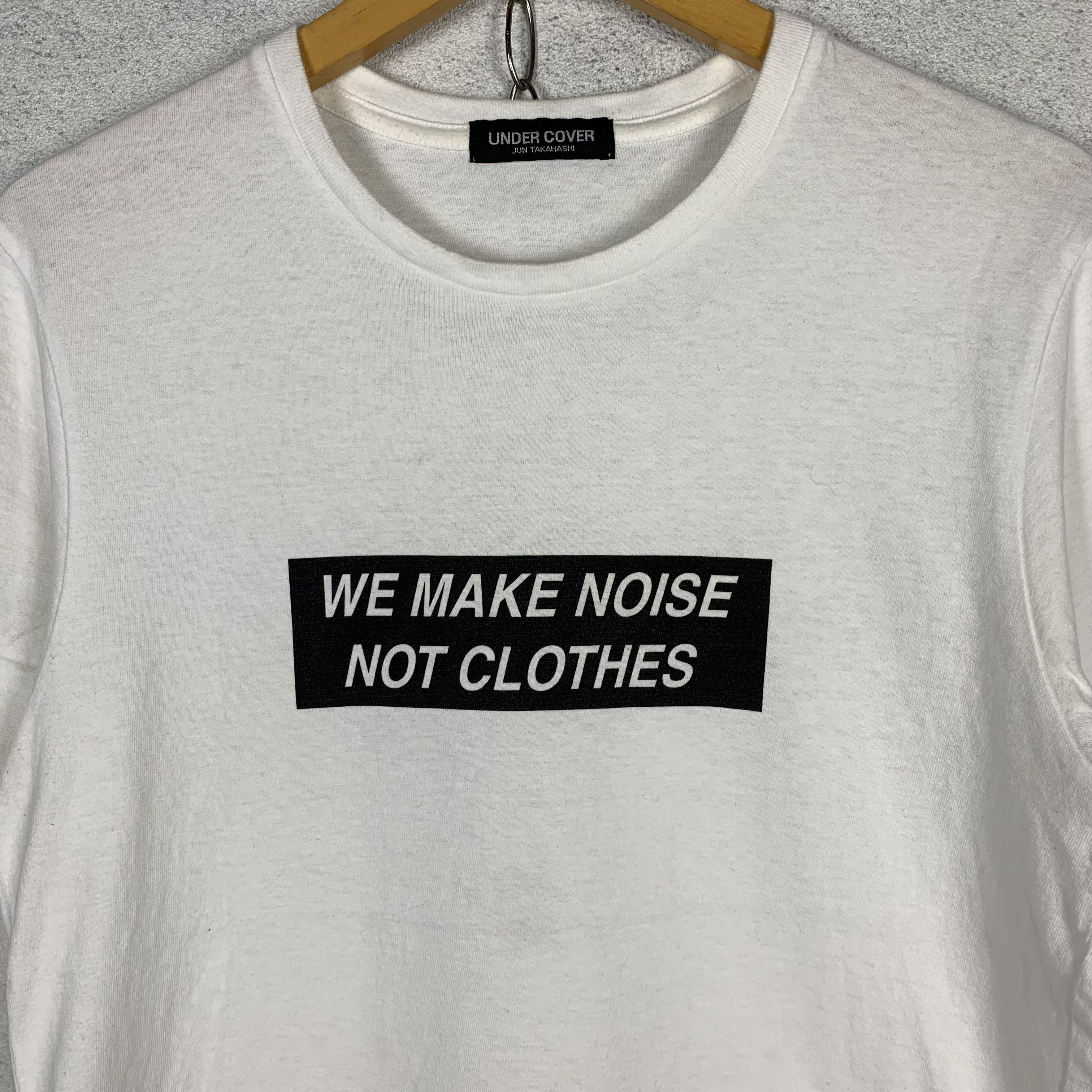 Undercover Undercover "We Make Noise Not Clothes" Tshirt Size US M / EU 48-50 / 2 - 2 Thumbnail
