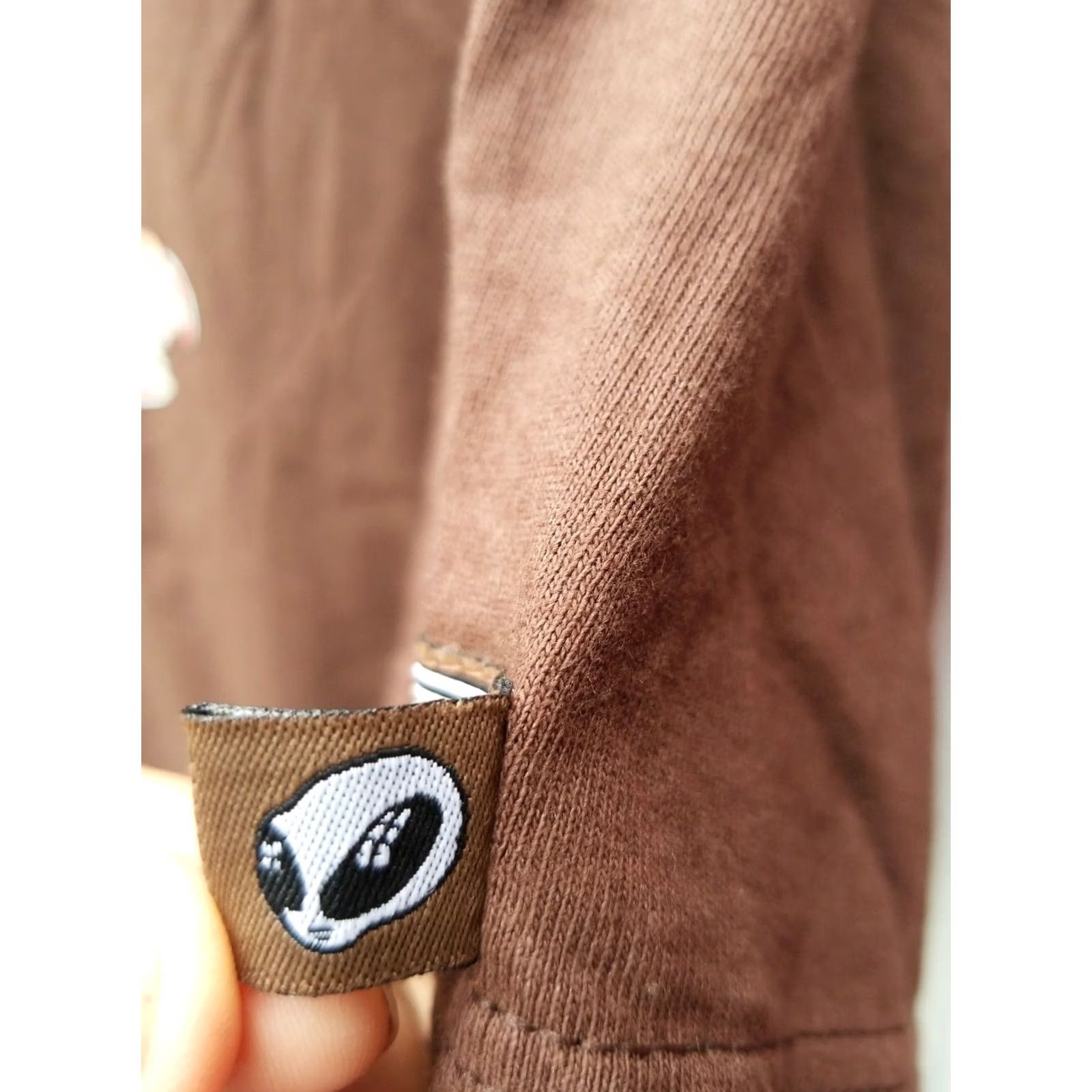 Vintage VINTAGE SKIPTOOTH SKATE SHIRT M Mens Brown Graphic Tee 90s Skateboard BMX Bike Size US M / EU 48-50 / 2 - 5 Thumbnail