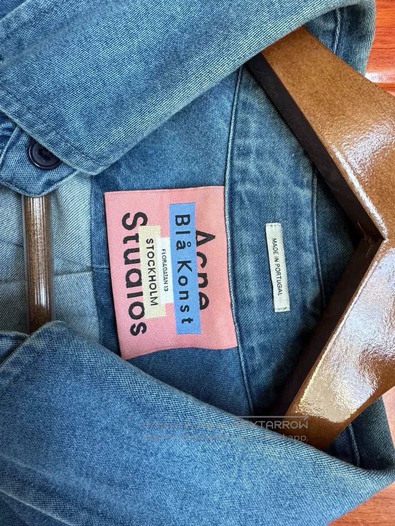 Acne Studios Acne Studios Blue buttoned denim shirt Size US L / EU 52-54 / 3 - 2 Thumbnail