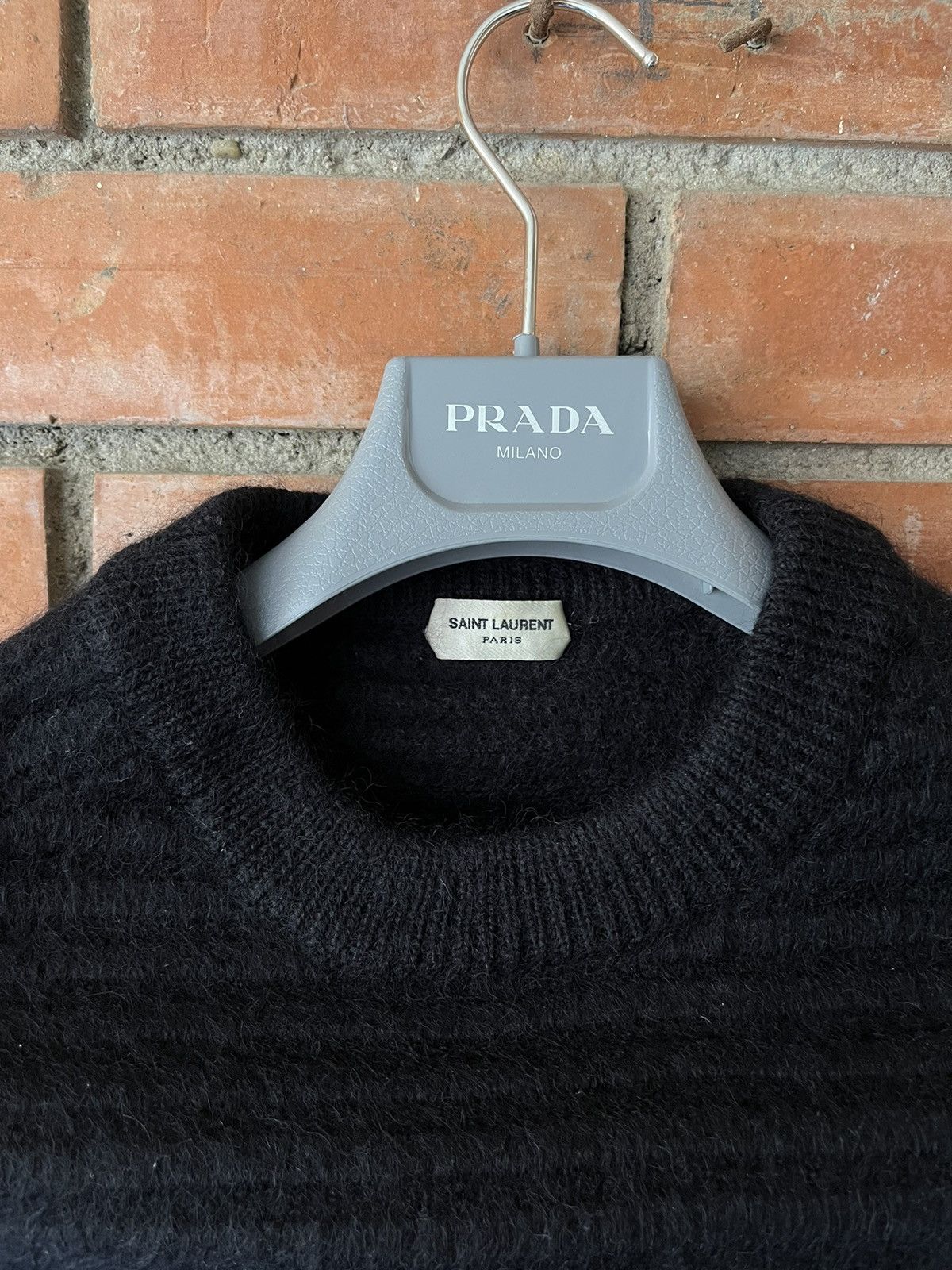 Saint Laurent Paris Saint Laurent Mohair Sweater 1290$ RRP Size US XL / EU 56 / 4 - 3 Thumbnail