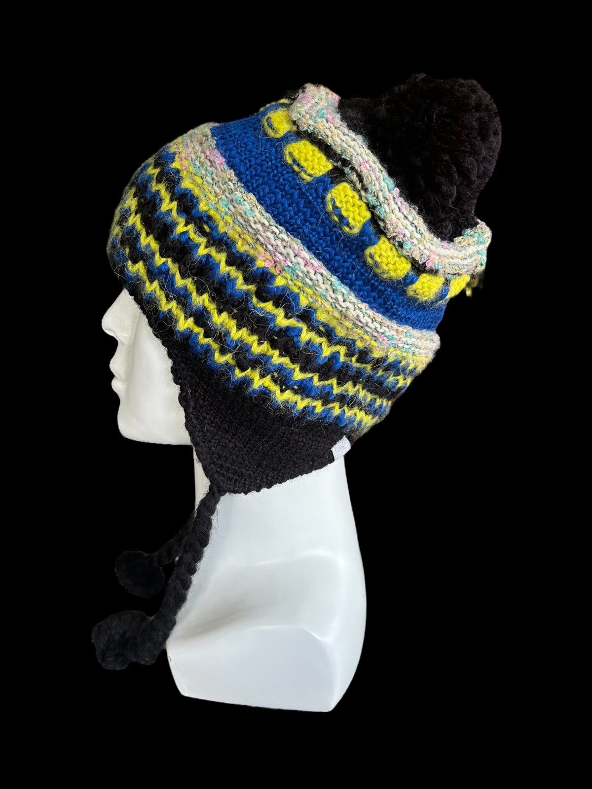 Japanese Brand × Kapital × Vintage Japanese Brand phenix Crochet Knitt Mohair Beanie 🎌☠️☠️ Size ONE SIZE - 2 Thumbnail