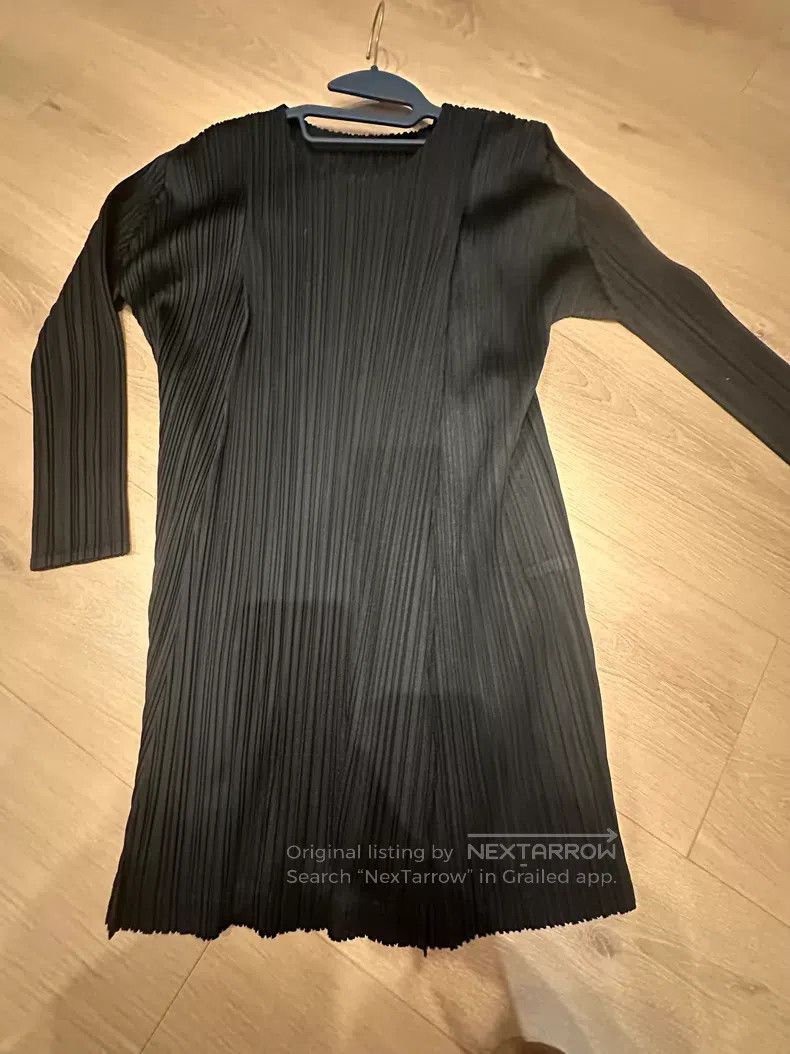 Issey Miyake Issey Miyake Black Ruched Top Size L / US 10 / IT 46 - 5 Thumbnail