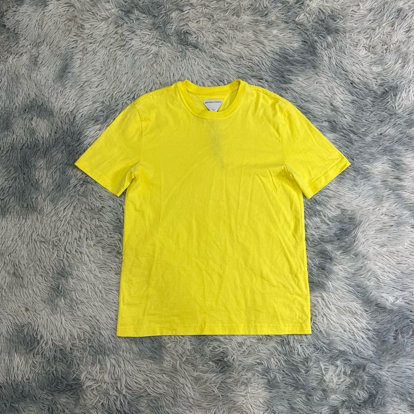 Bottega Veneta Bottega Veneta Yellow Cotton T-Shirt Size S Size US S / EU 44-46 / 1 - 1 Thumbnail