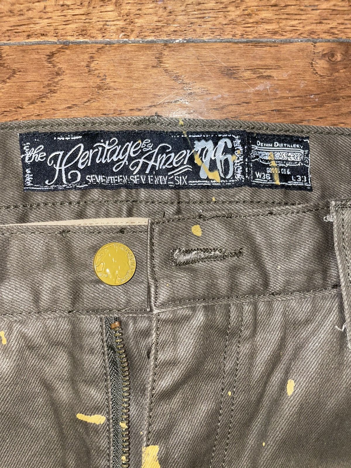Other Mens distressed denim w/paint splatter jeans Size US 36 / EU 52 - 4 Thumbnail