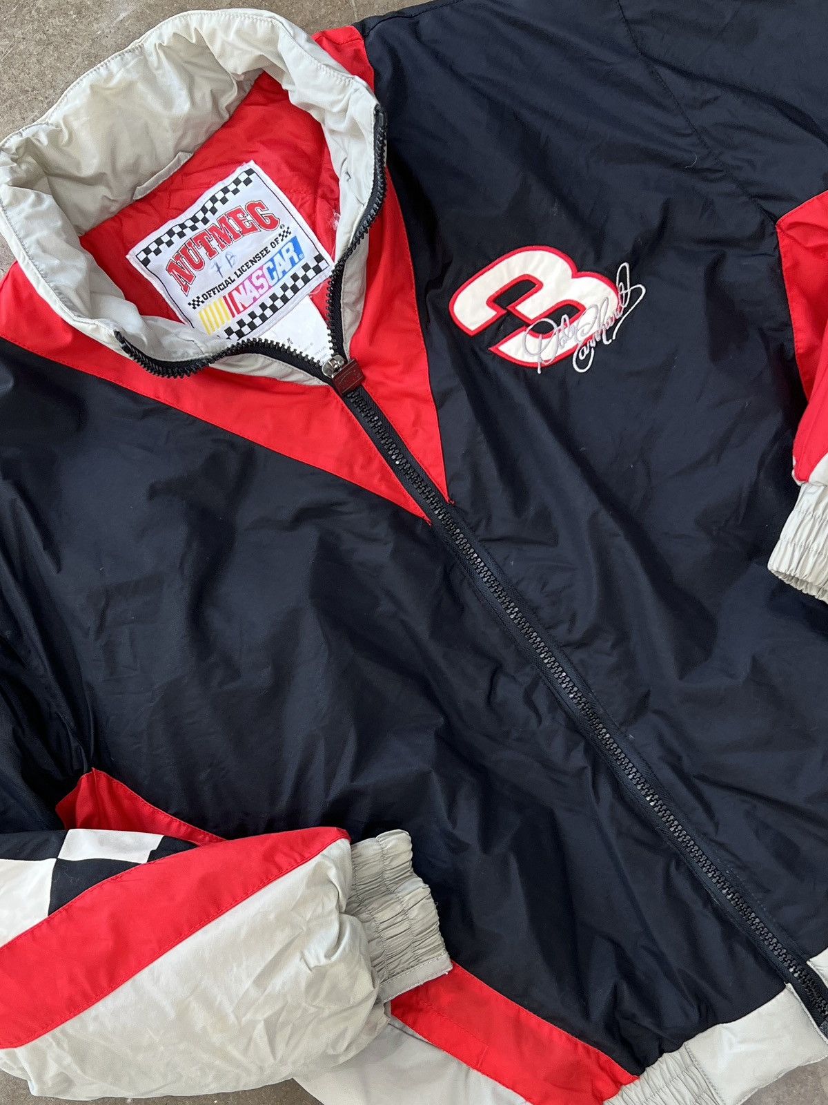 NASCAR × Vintage Vintage NASCAR Dale Earnhardt Intimidator Jacket Medium Size US M / EU 48-50 / 2 - 4 Thumbnail