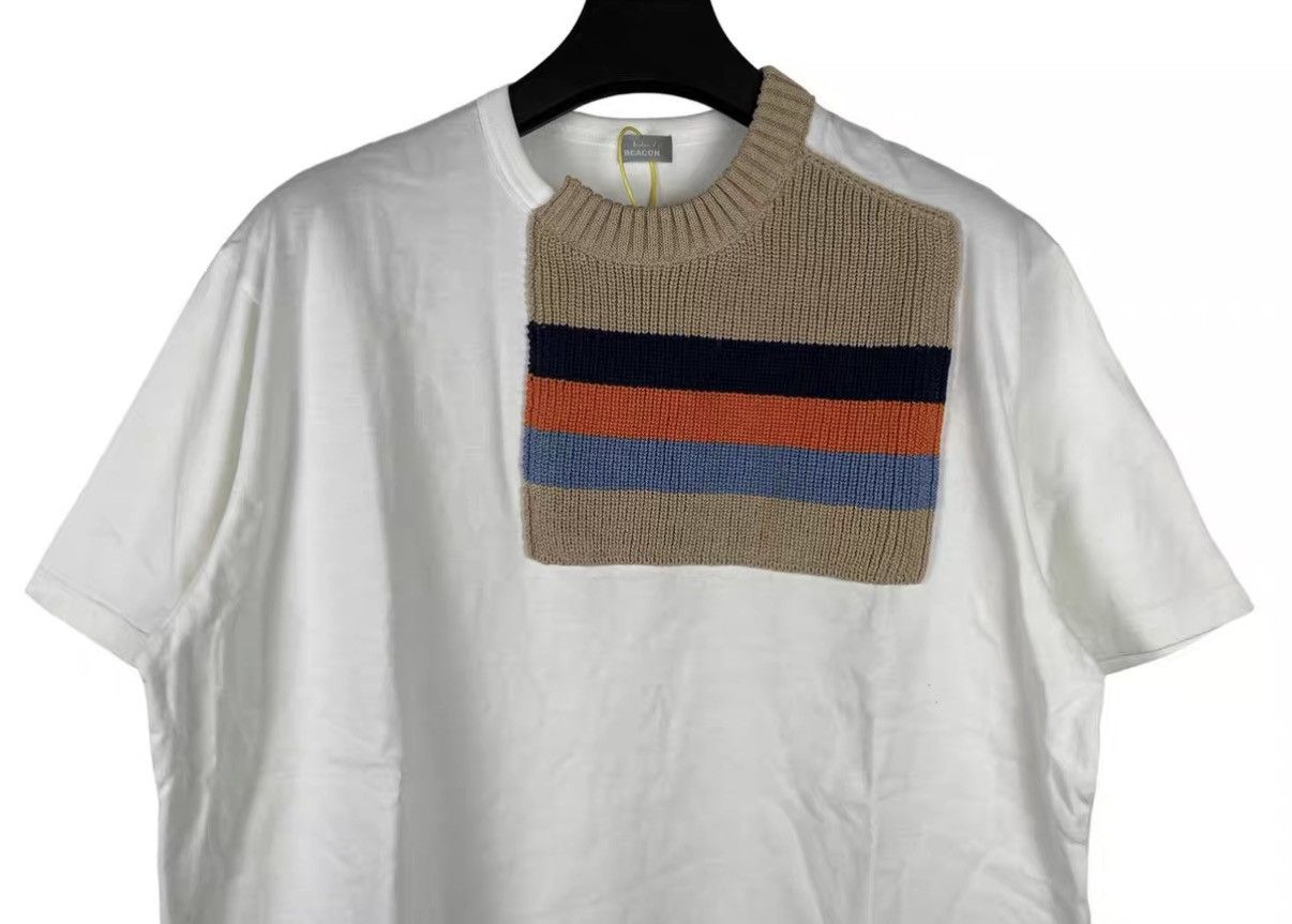 Kolor Kolor x BEACON Paneled Knit Short Sleeve J31 Size US S / EU 44-46 / 1 - 3 Thumbnail