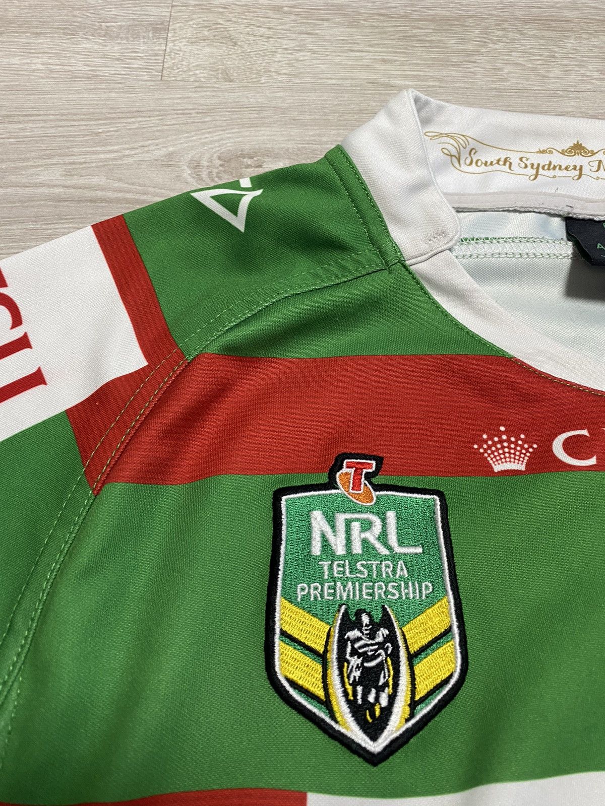 Vintage ISC South Sydney Rabbitohs Mens Rugby Shirt Jersey NRL Size US XL / EU 56 / 4 - 3 Thumbnail