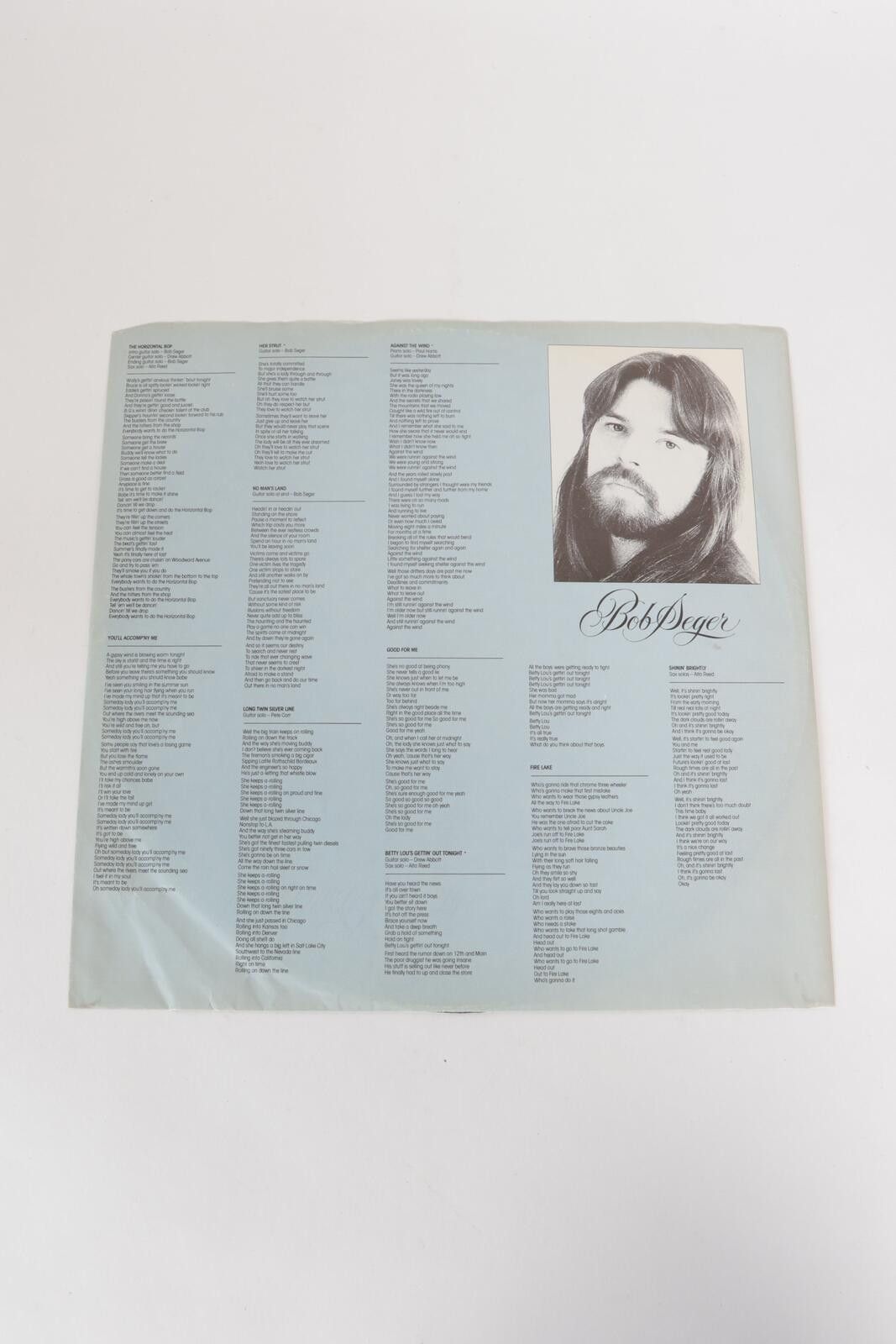 Other 80's Bob Sager - Against The Wind Vinyl Size ONE SIZE - 4 Thumbnail