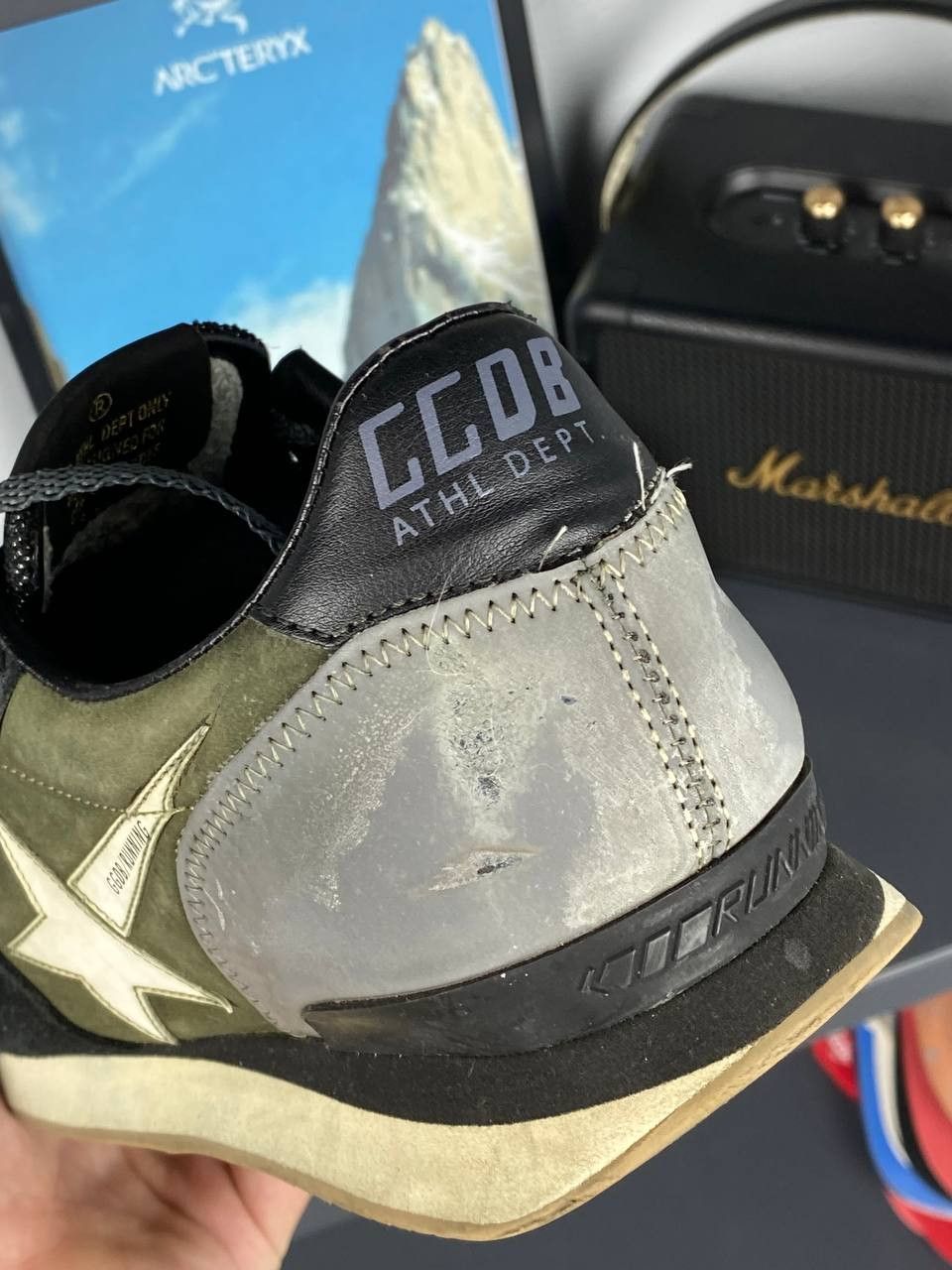 Golden Goose Golden Goose Running Sole Distressed Sneakers Size US 10 / IT 40 - 4 Thumbnail