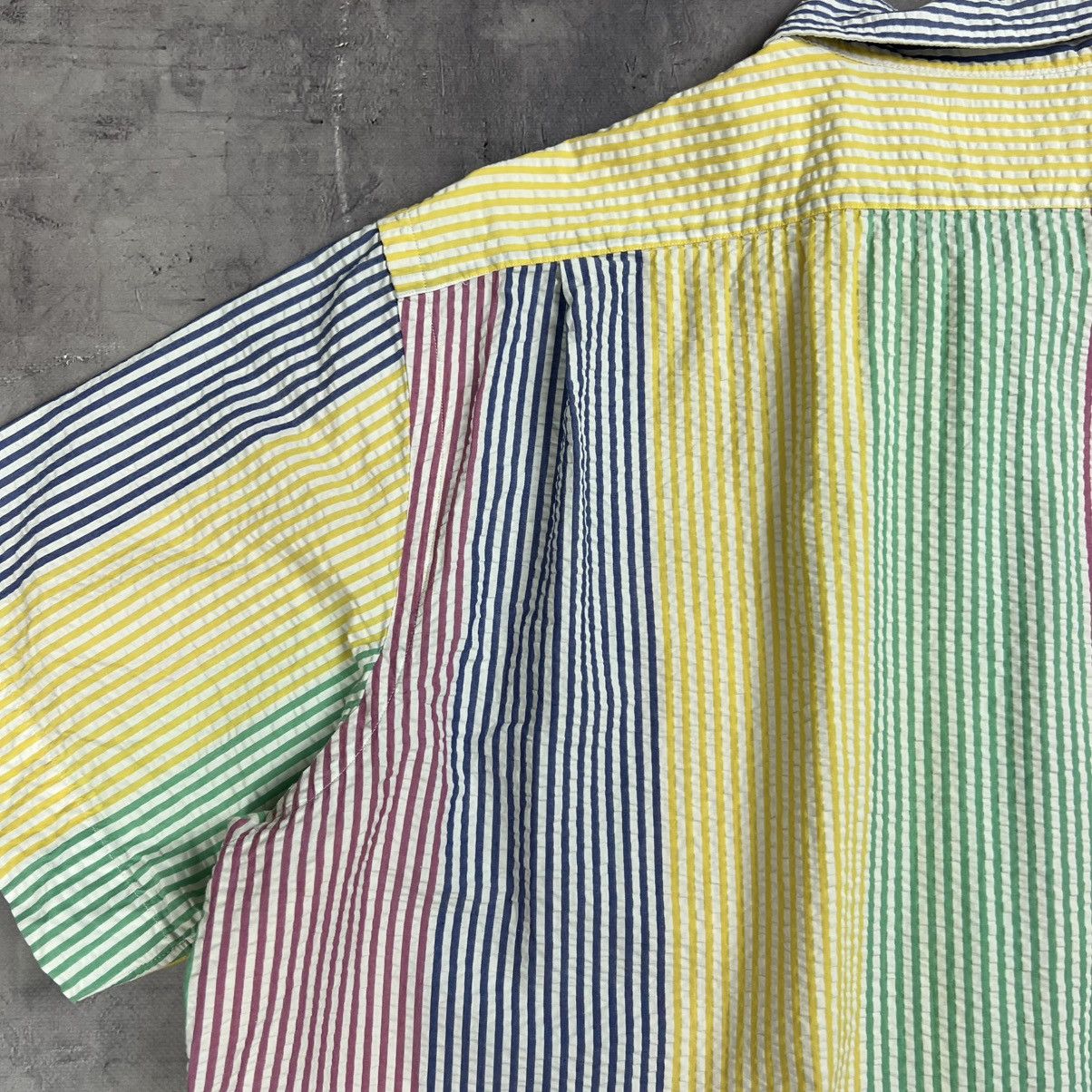 Other Rare! Polo Ralph Lauren Striped Waffle Button Up Old Money Size US XL / EU 56 / 4 - 12 Thumbnail
