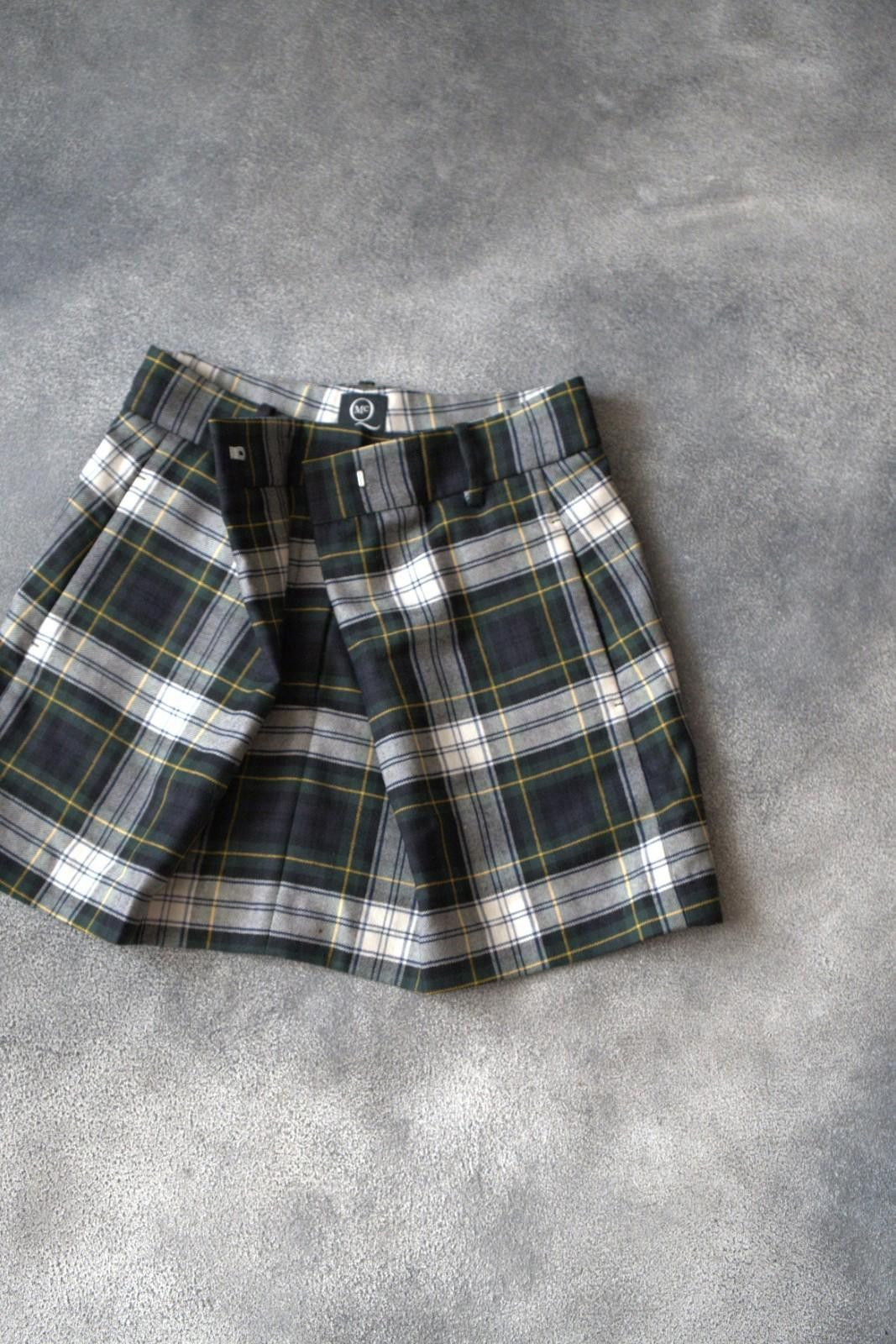 Alexander McQueen Alexander McQueen Wool Tartan Plaid Pleat Rupert Skirt Size 28" / US 6 / IT 42 - 6 Thumbnail