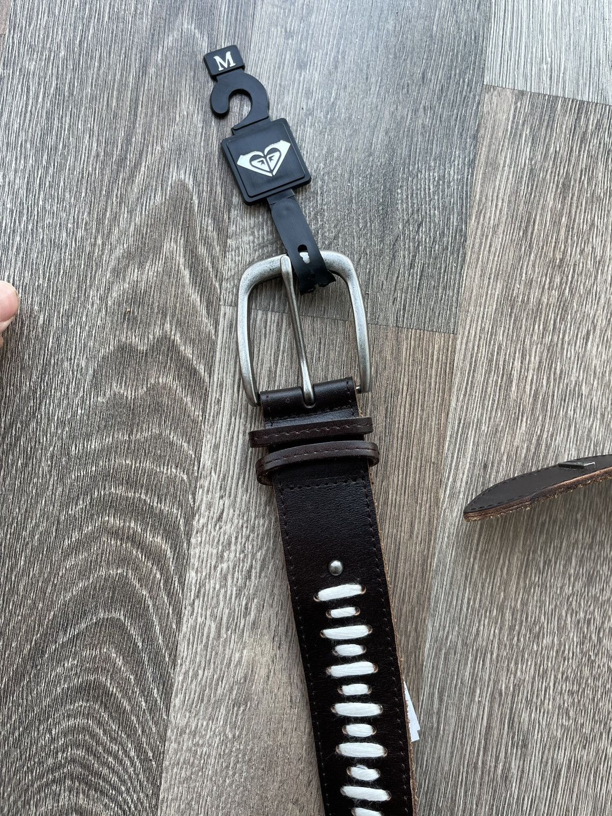 Quiksilver × Vintage New Vintage Quiksilver leather Streetwear Belt Y2K Size ONE SIZE - 2 Thumbnail